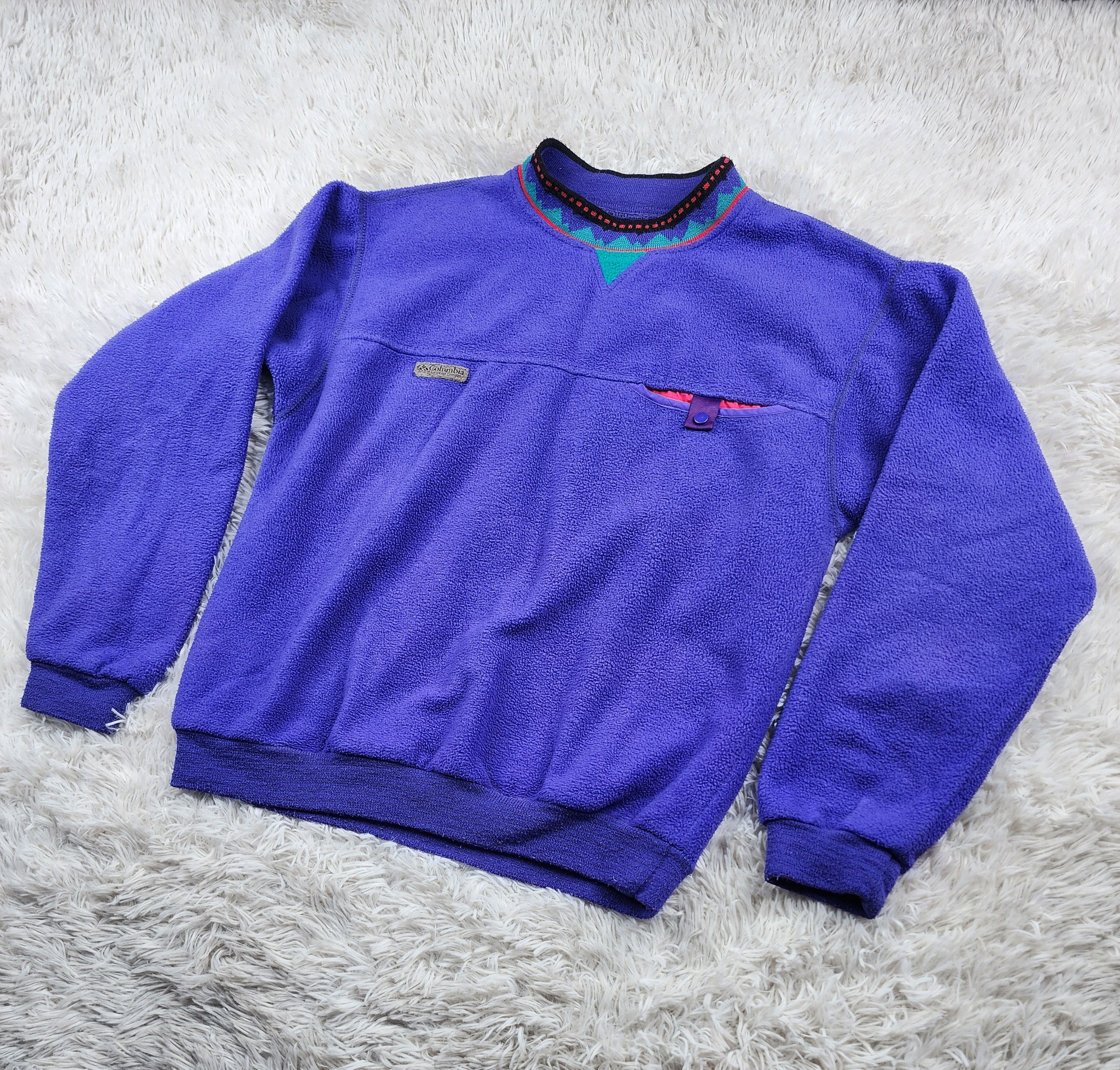 Columbia Vintage Columbia purple crewneck sweater Size US S / EU 44-46 / 1 - 2 Thumbnail