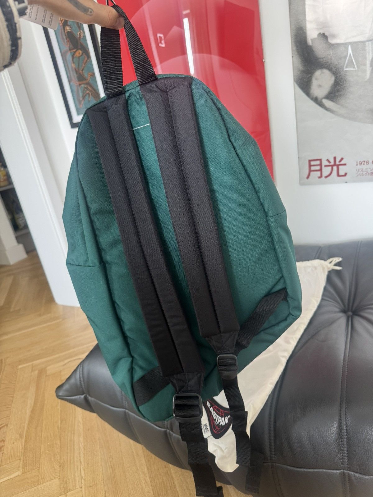 Maison Margiela X Eastpak Backpack Designer Luxury High End in Green, Men's — image 3 of 6