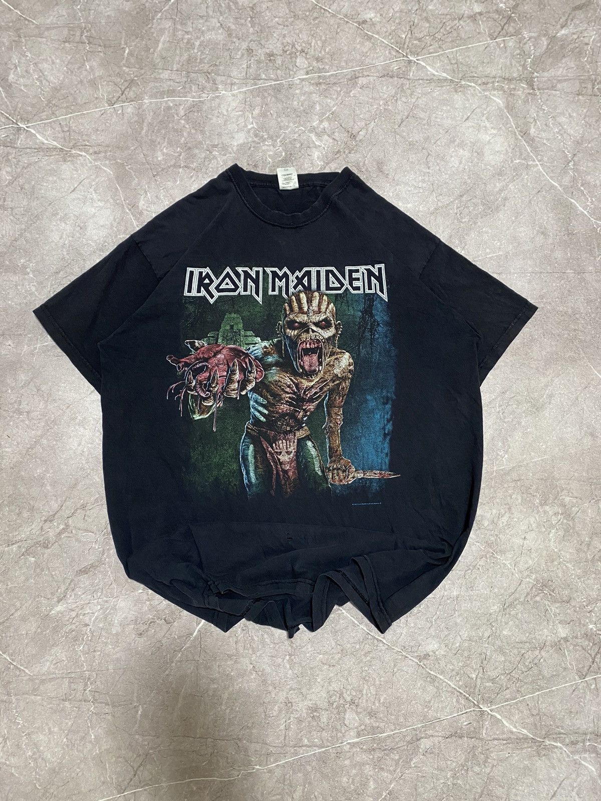 Iron Maiden Vintage Iron Maiden 2017 World Tour Shirt The Book of Souls Size US XL / EU 56 / 4 - 2 Thumbnail
