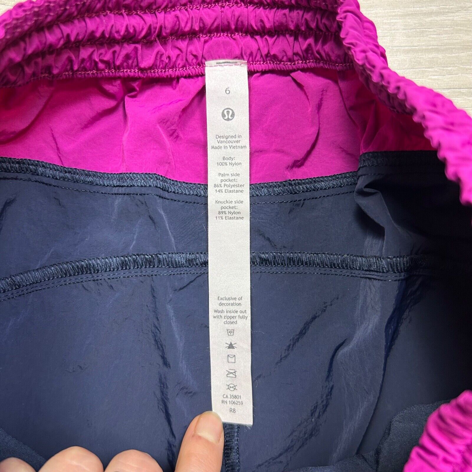 Lululemon Lululemon Track Pant Cafe Au Lait / Ripened Raspberry SIZE 6 Size 28" / US 6 / IT 42 - 4 Thumbnail