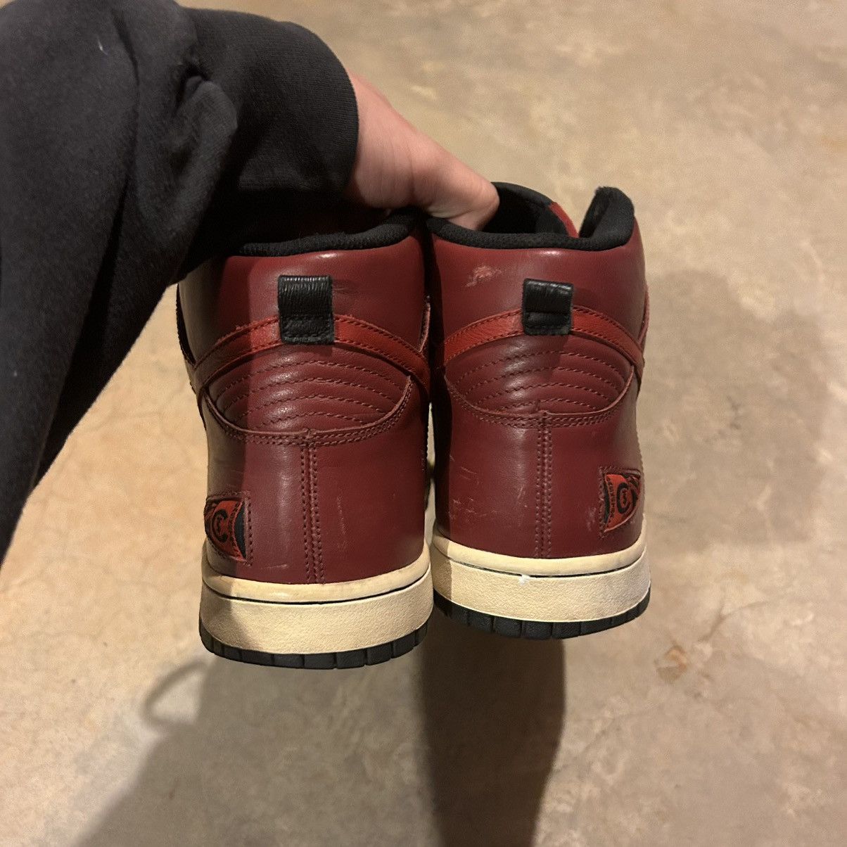 Nike × Vintage Vintage Nike Dunk High Black Fives BFive 2006 US 11.5 Size US 11.5 / EU 44-45 - 4 Thumbnail