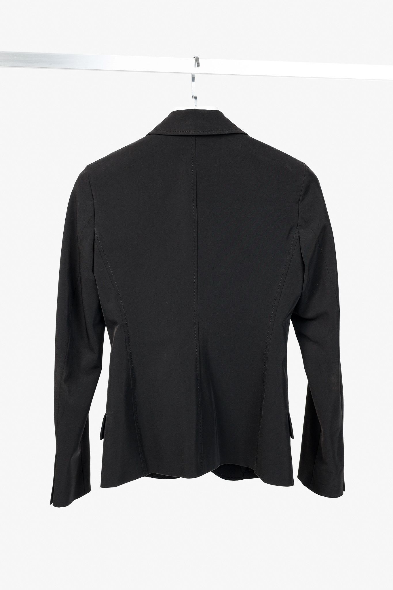 Prada Prada Black Twill 3-Button Blazer Size S / US 4 / IT 40 - 2 Thumbnail