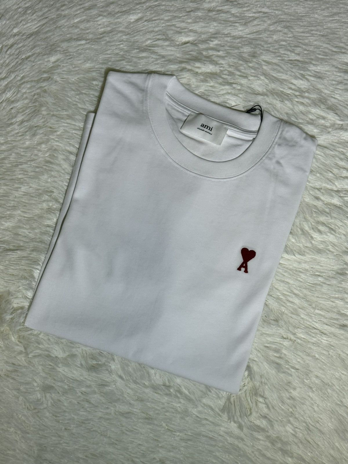 AMI Ami white t shirt Size US XS / EU 42 / 0 - 1 Thumbnail