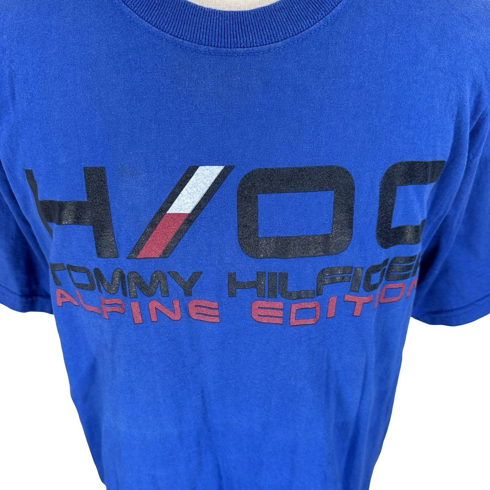 Tommy Hilfiger VTG Tommy Hilfiger Alpine Edition T-Shirt Mens L Blue 2000 Size US L / EU 52-54 / 3 - 2 Thumbnail