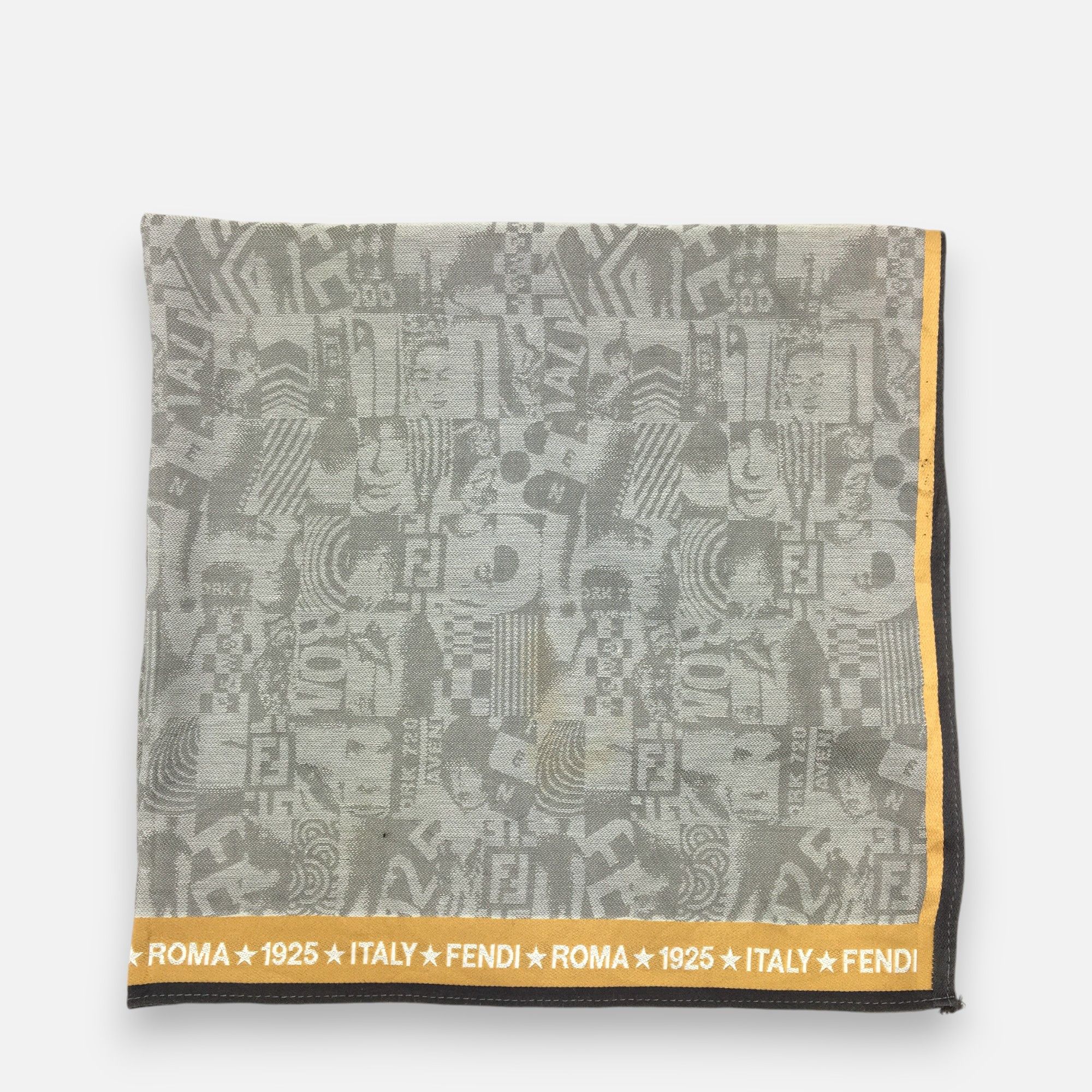 Japanese Brand Vintage Fendi Handkerchief Neckerchief Bandana Size ONE SIZE - 2 Thumbnail