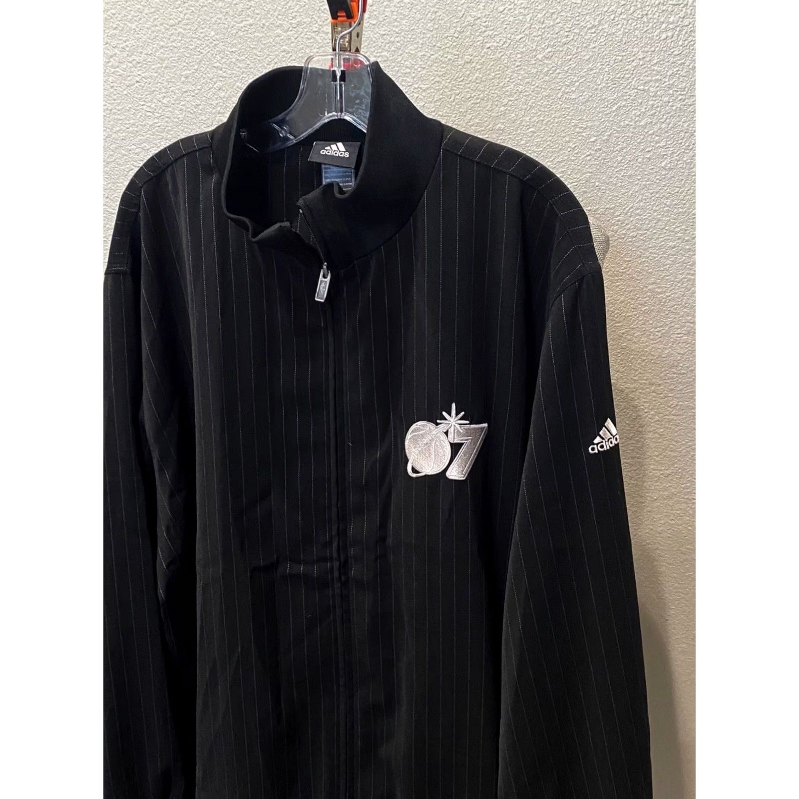 Adidas Adidas NBA All Star 2007 Vegas Lined Zippered Track Jacket Large L Mens Jacket Size US L / EU 52-54 / 3 - 2 Thumbnail
