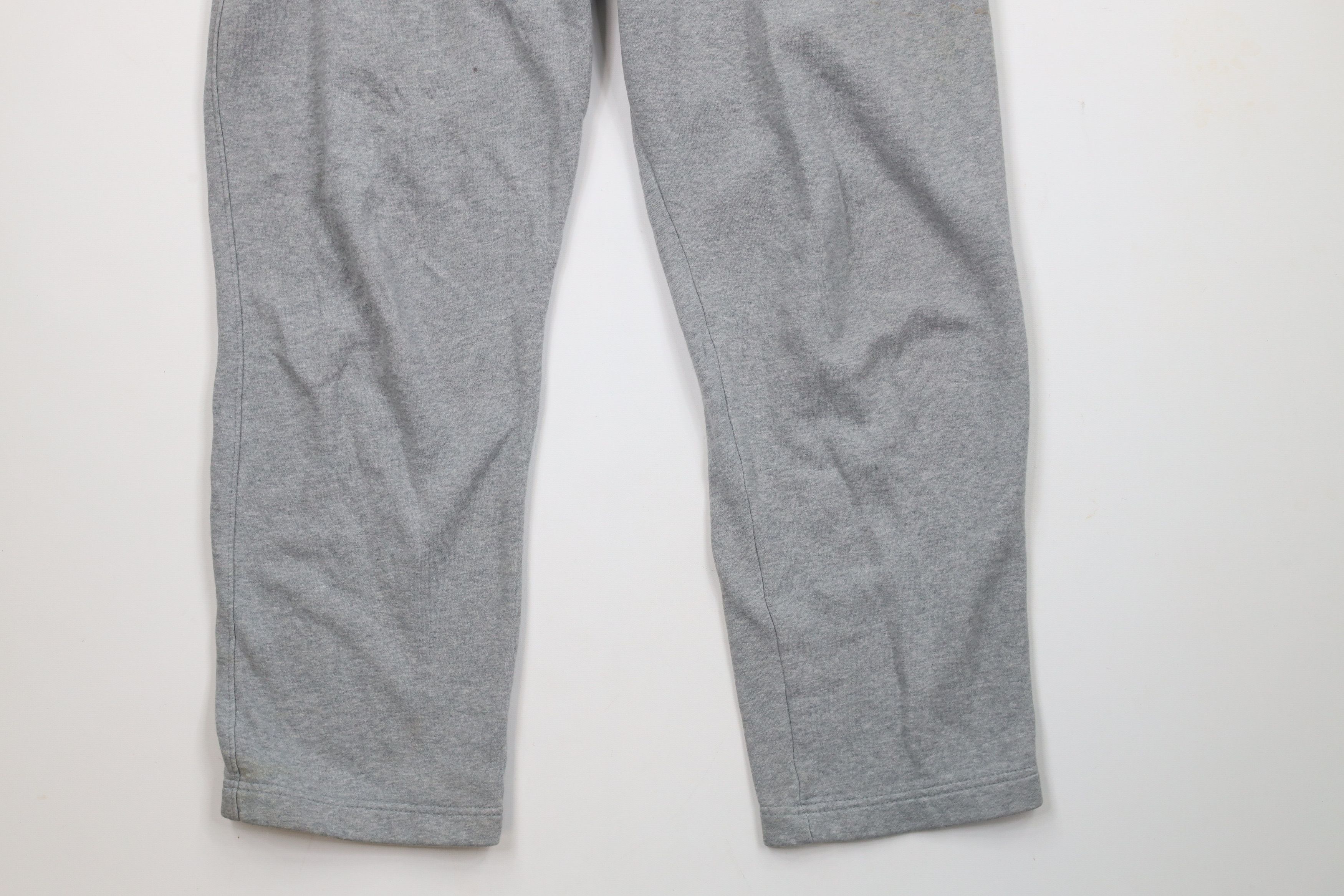 Nike × Vintage Vintage Y2K Nike Travis Scott Mini Swoosh Sweatpants Gray Size US 34 / EU 50 - 4 Thumbnail