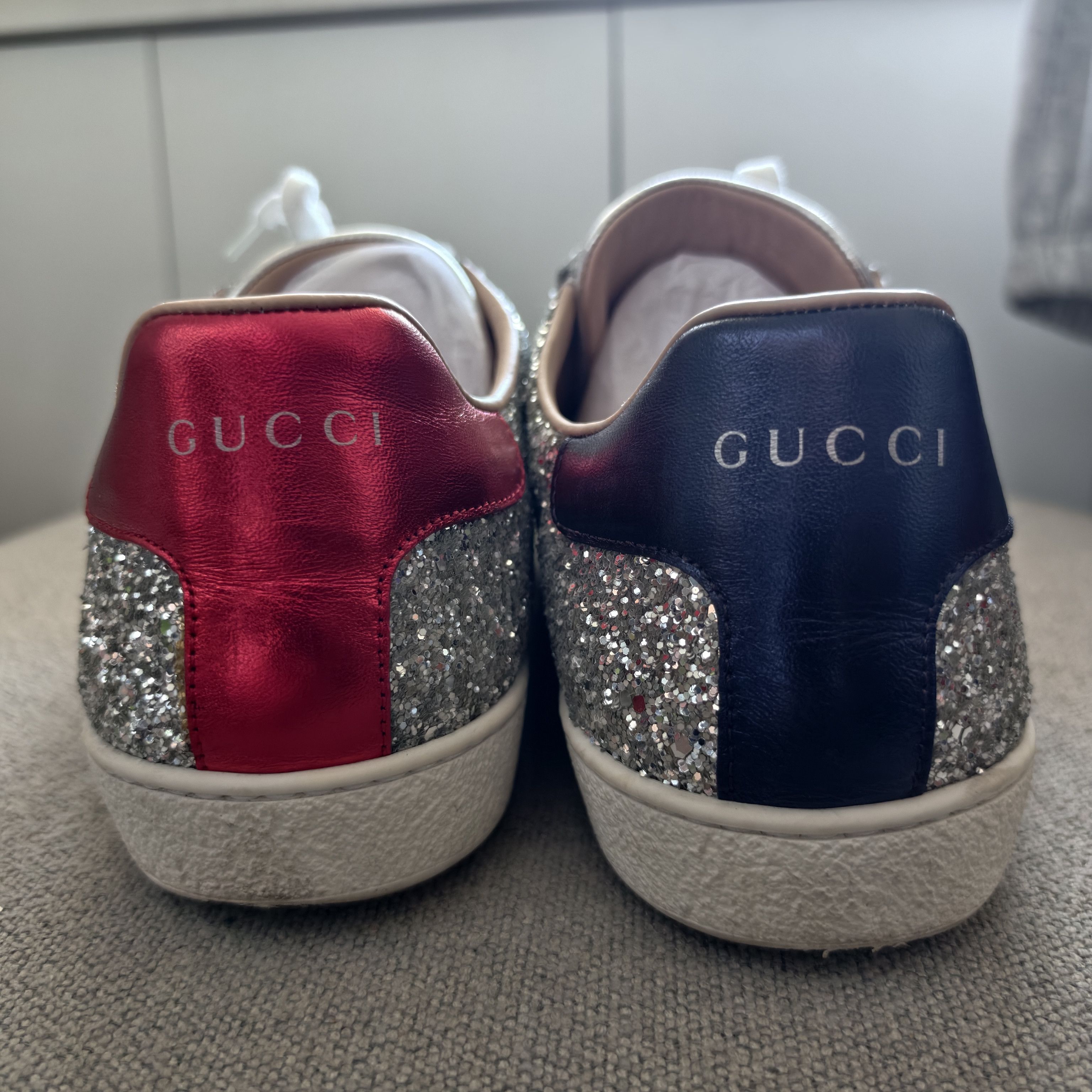 Gucci Gucci ACE glitter sneakers Size US 9 / EU 42 - 9 Thumbnail