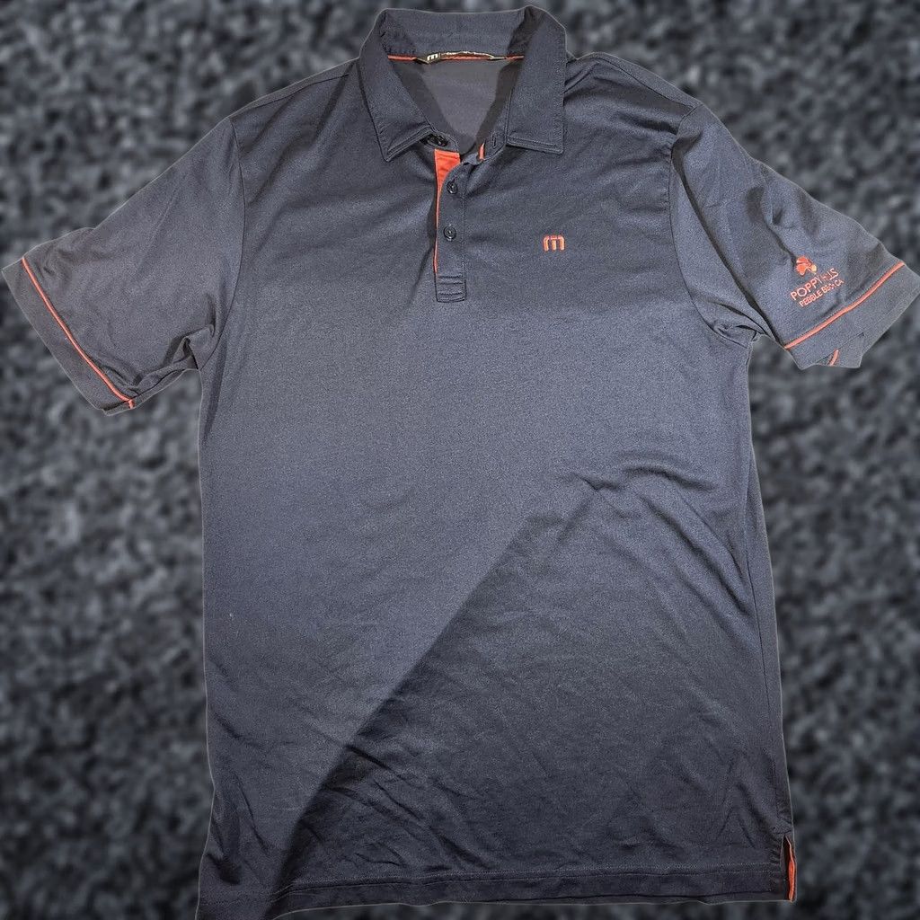 TravisMathew Travis Mathew Polo Shirt Mens L Navy Poppy Hills Pebble Beach Golf Pima Size US L / EU 52-54 / 3 - 1 Thumbnail