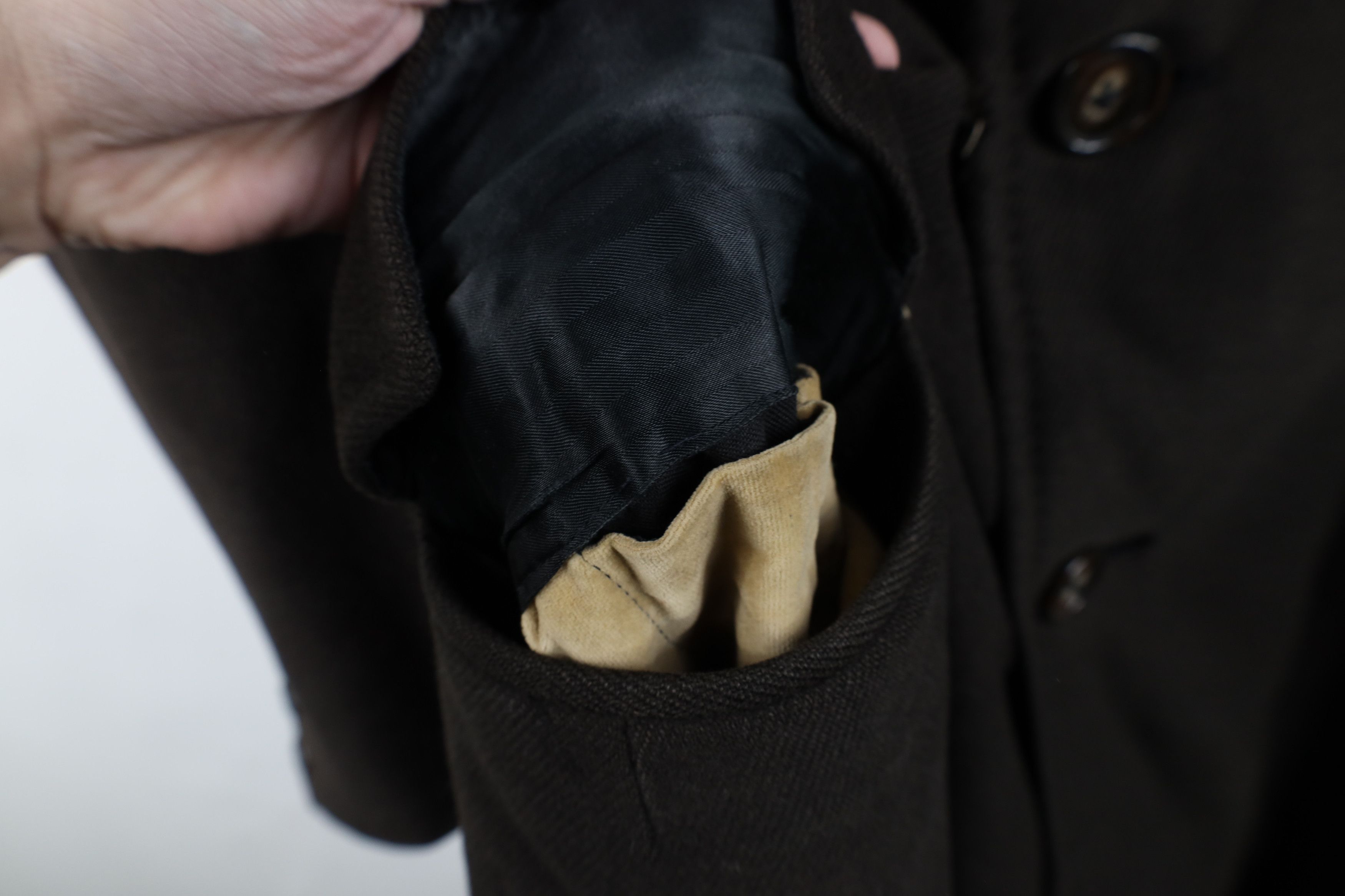 Vintage Vintage 60s Rockabilly Cashmere Overcoat Jacket Brown USA Size US XXL / EU 58 / 5 - 8 Thumbnail