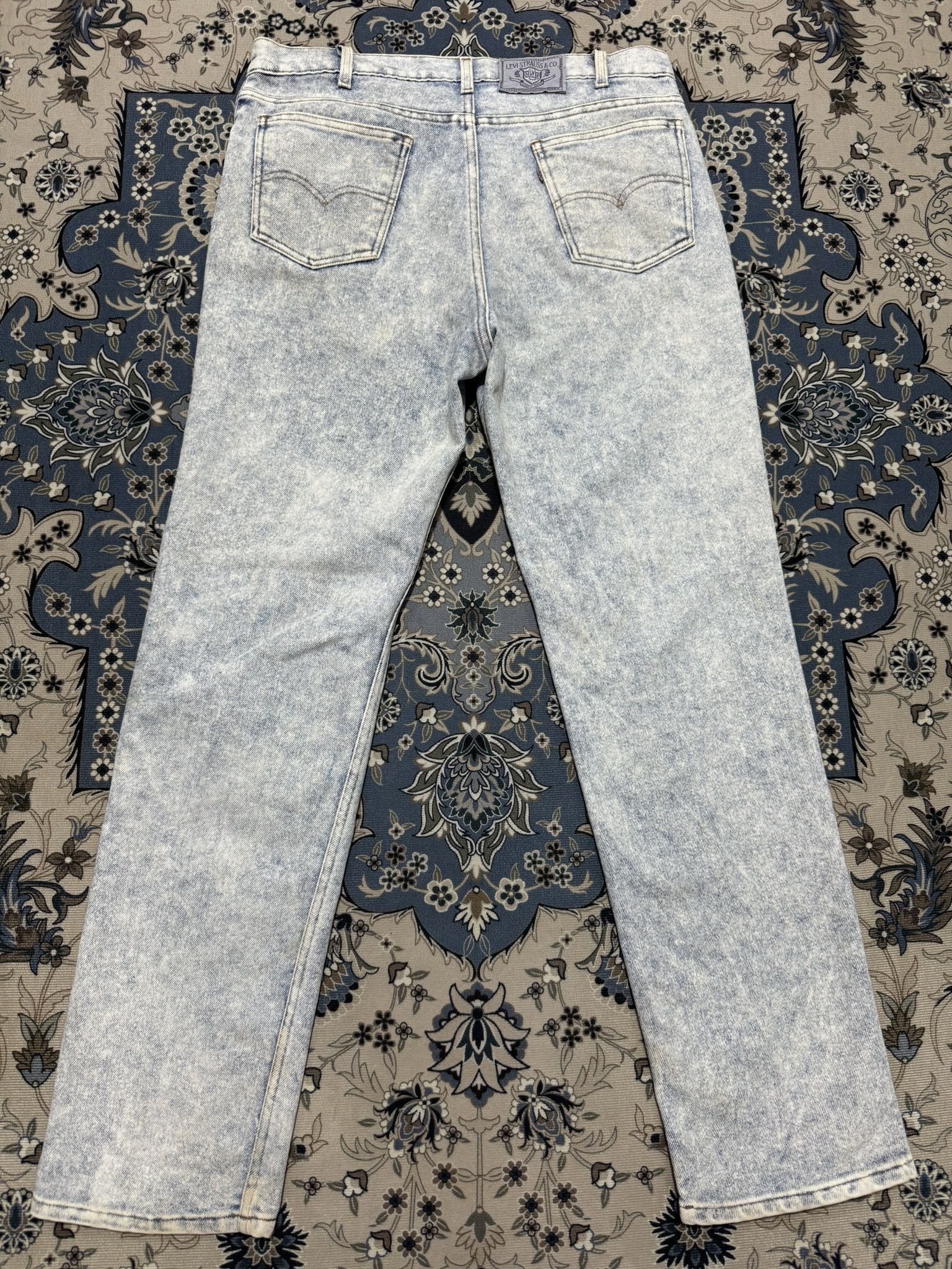 Levi's × Vintage Vintage Levis Silver Tag #530 Medal Acid Wash denim Jeans Size US 32 / EU 48 - 2 Thumbnail