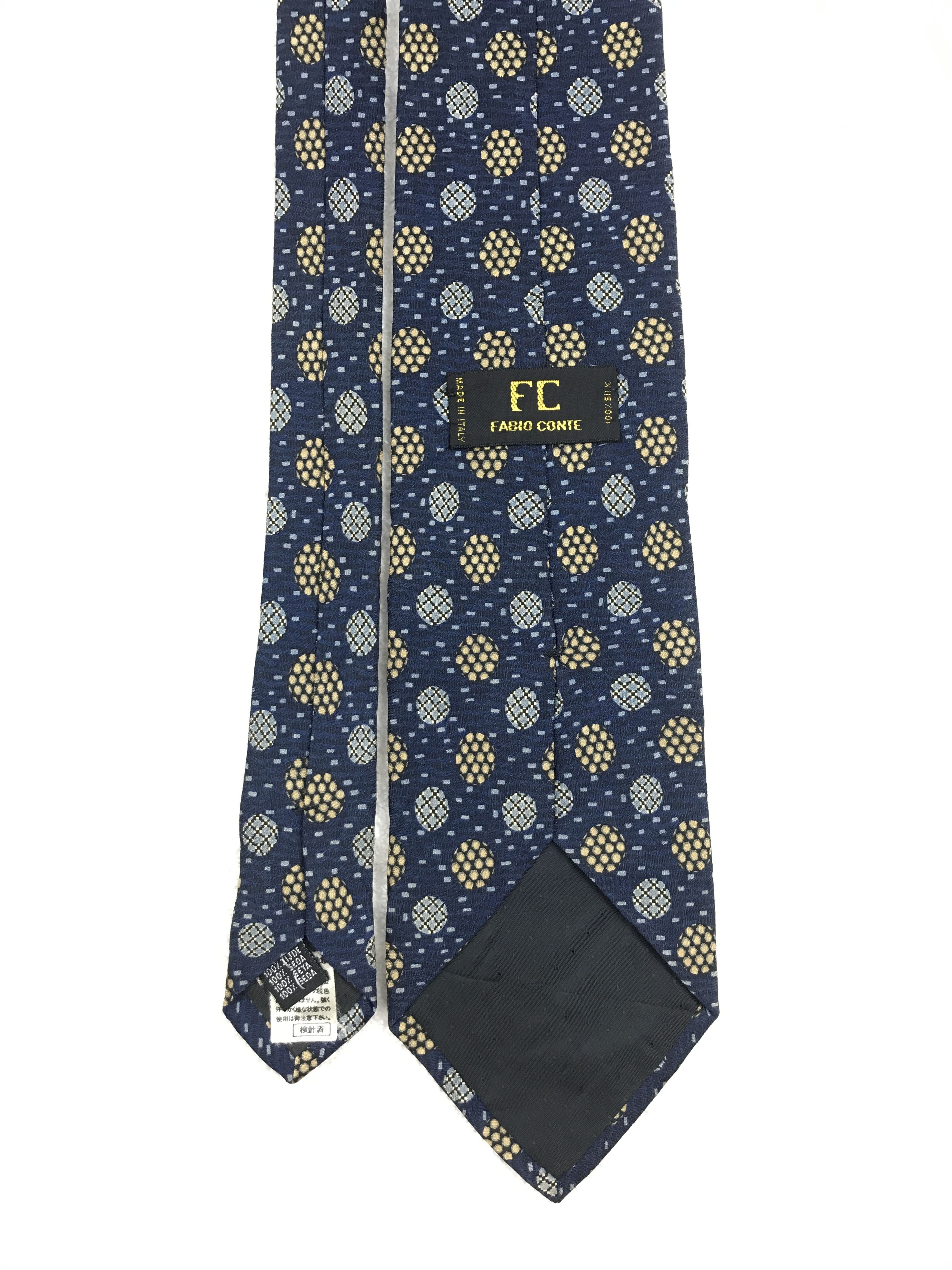 Vintage Vintage Fabio Conte Silk Necktie Size ONE SIZE - 4 Thumbnail
