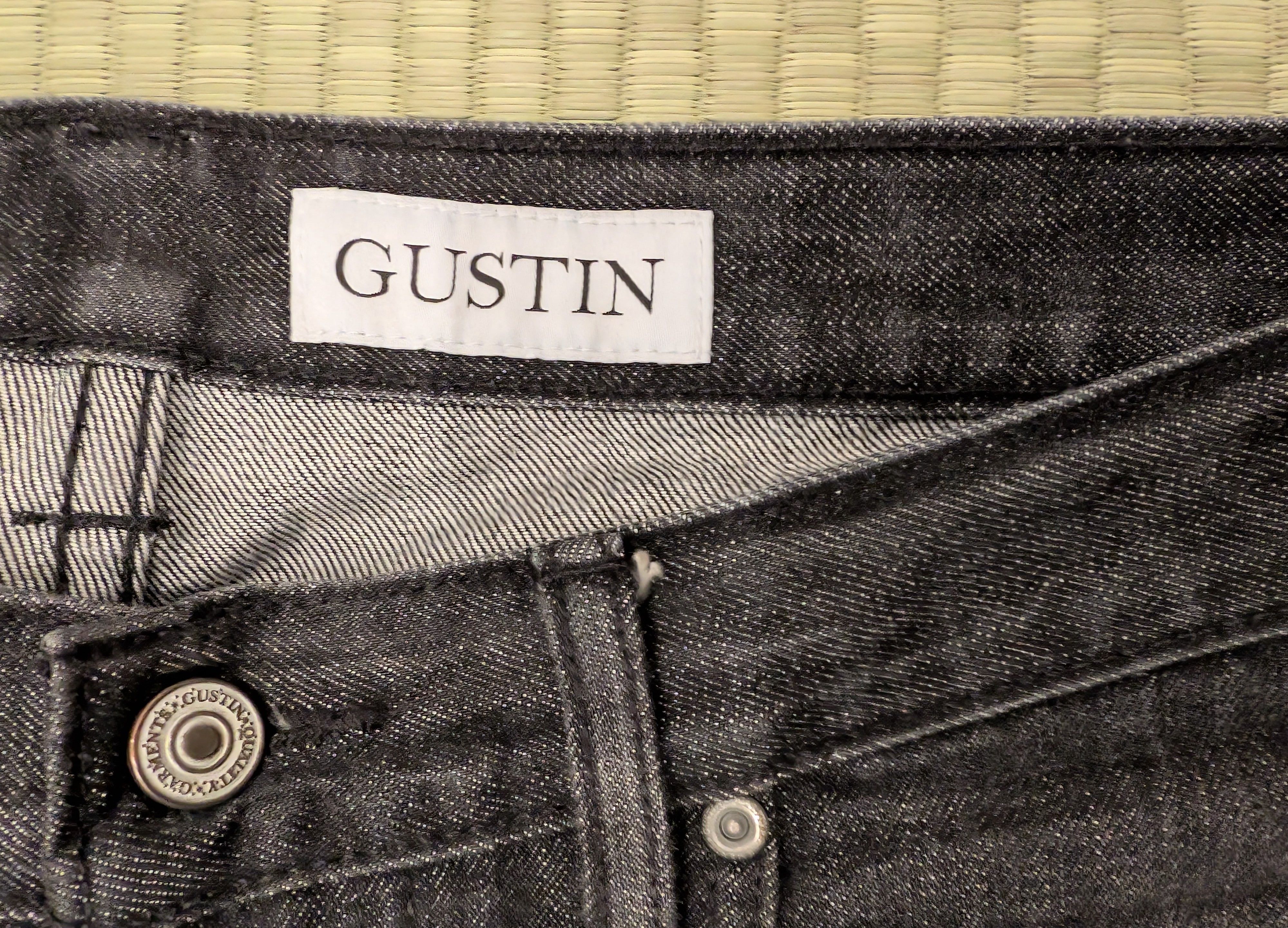 Gustin Gustin Raw Selvedge Denim Jeans Made in USA Size US 34 / EU 50 - 3 Thumbnail