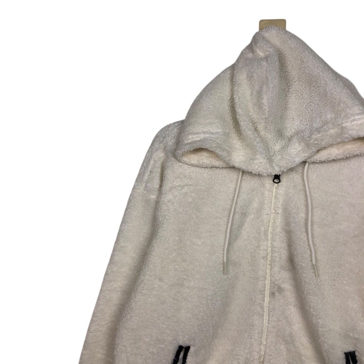 Nike 📌Vintage Bomber Jacket Fleece Nike White Rich Size US M / EU 48-50 / 2 - 7 Thumbnail