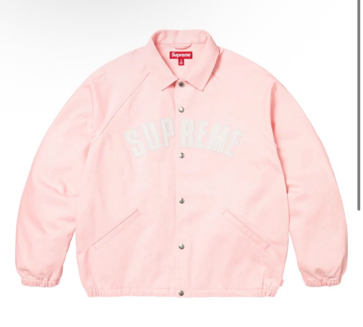 Supreme Supreme Arc Denim Coaches Jacket Pink Size XL Size US XL / EU 56 / 4 - 4 Thumbnail