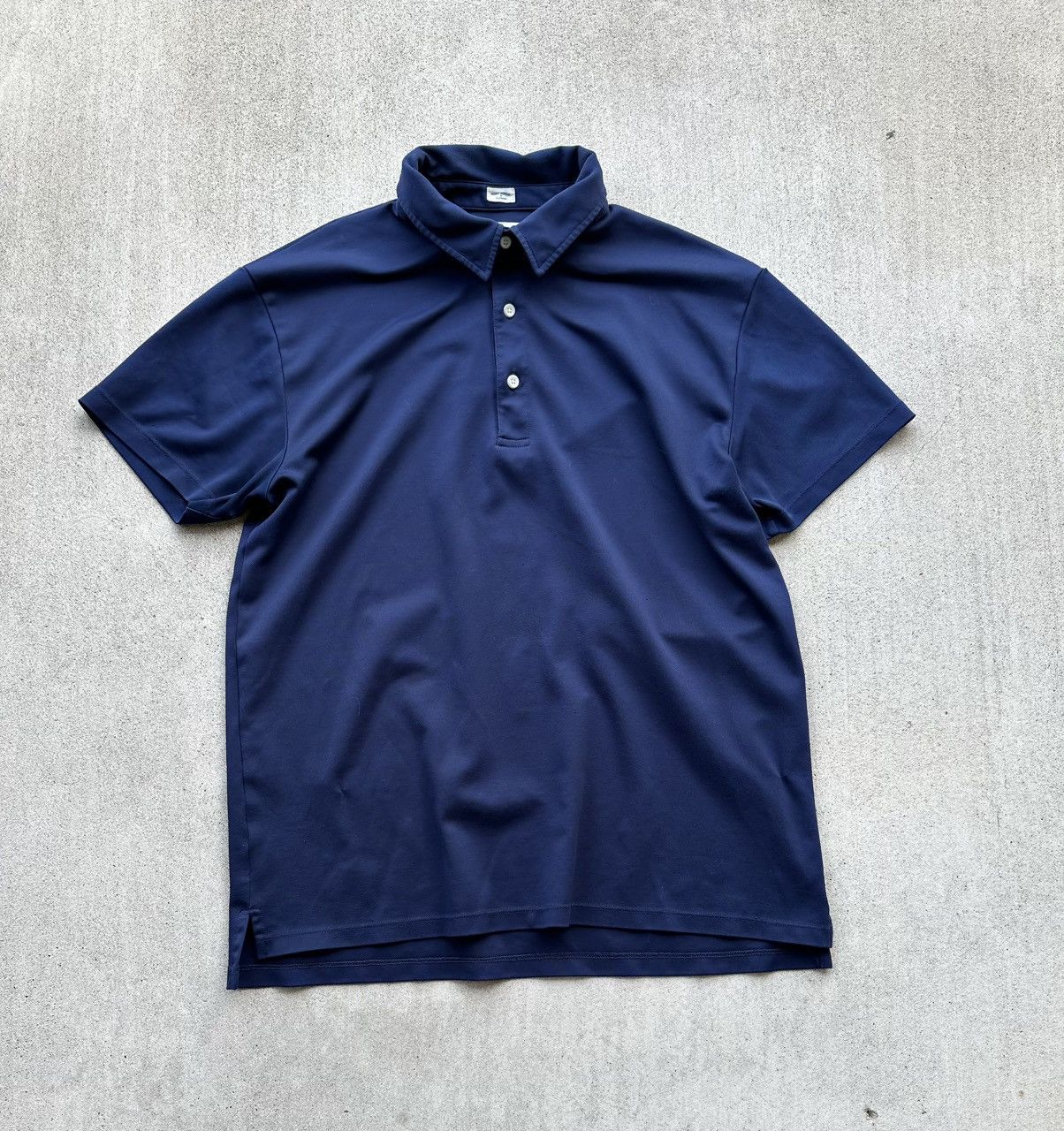 Taylor Stitch Taylor Stitch Golf Polo Shirt Mens Size 44 Navy Short Sleeve Size US L / EU 52-54 / 3 - 1 Thumbnail