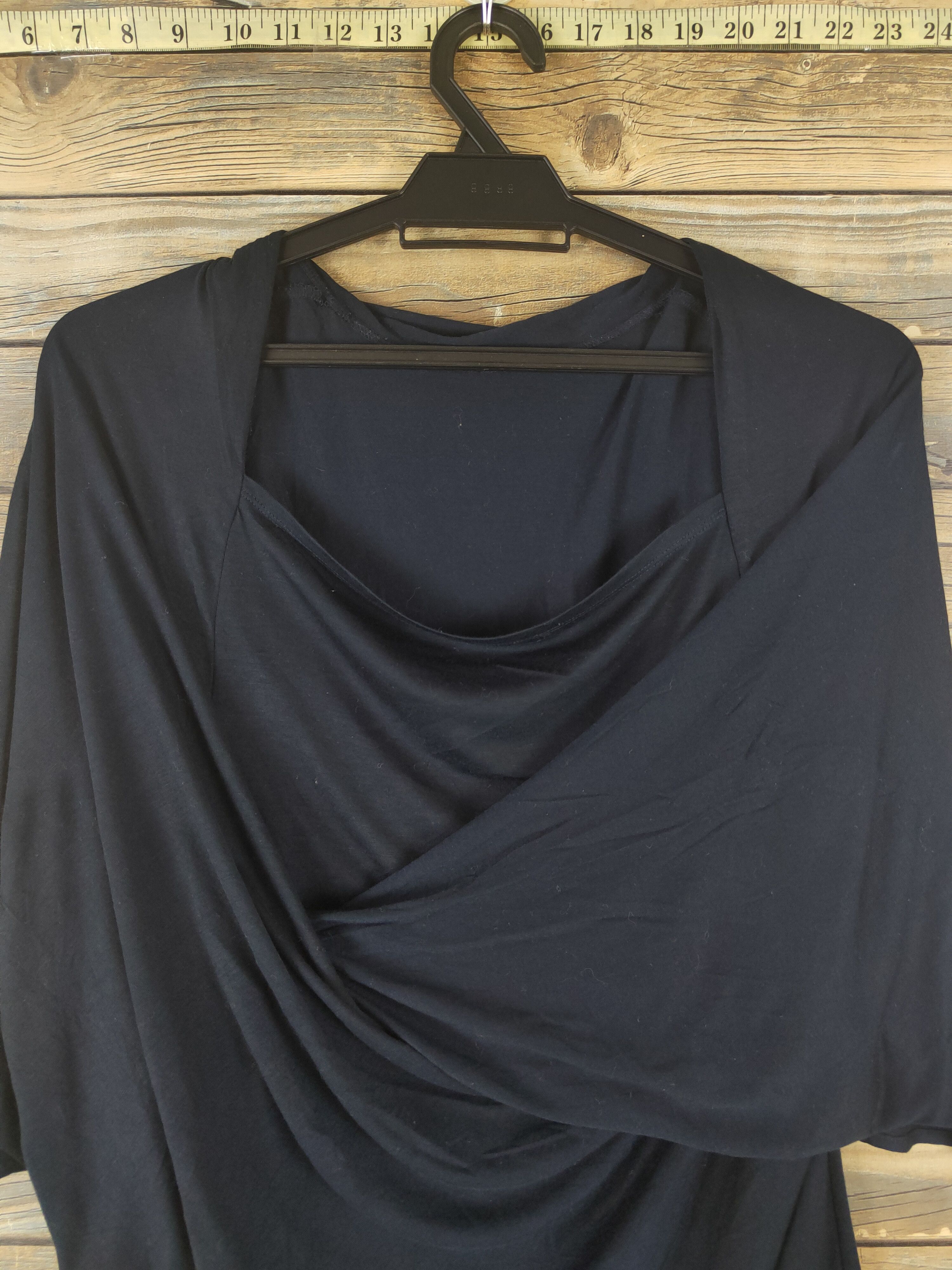 Japanese Brand × Vintage Luxury Design Gallarda Galante Navy Blouses Size S / US 4 / IT 40 - 2 Thumbnail