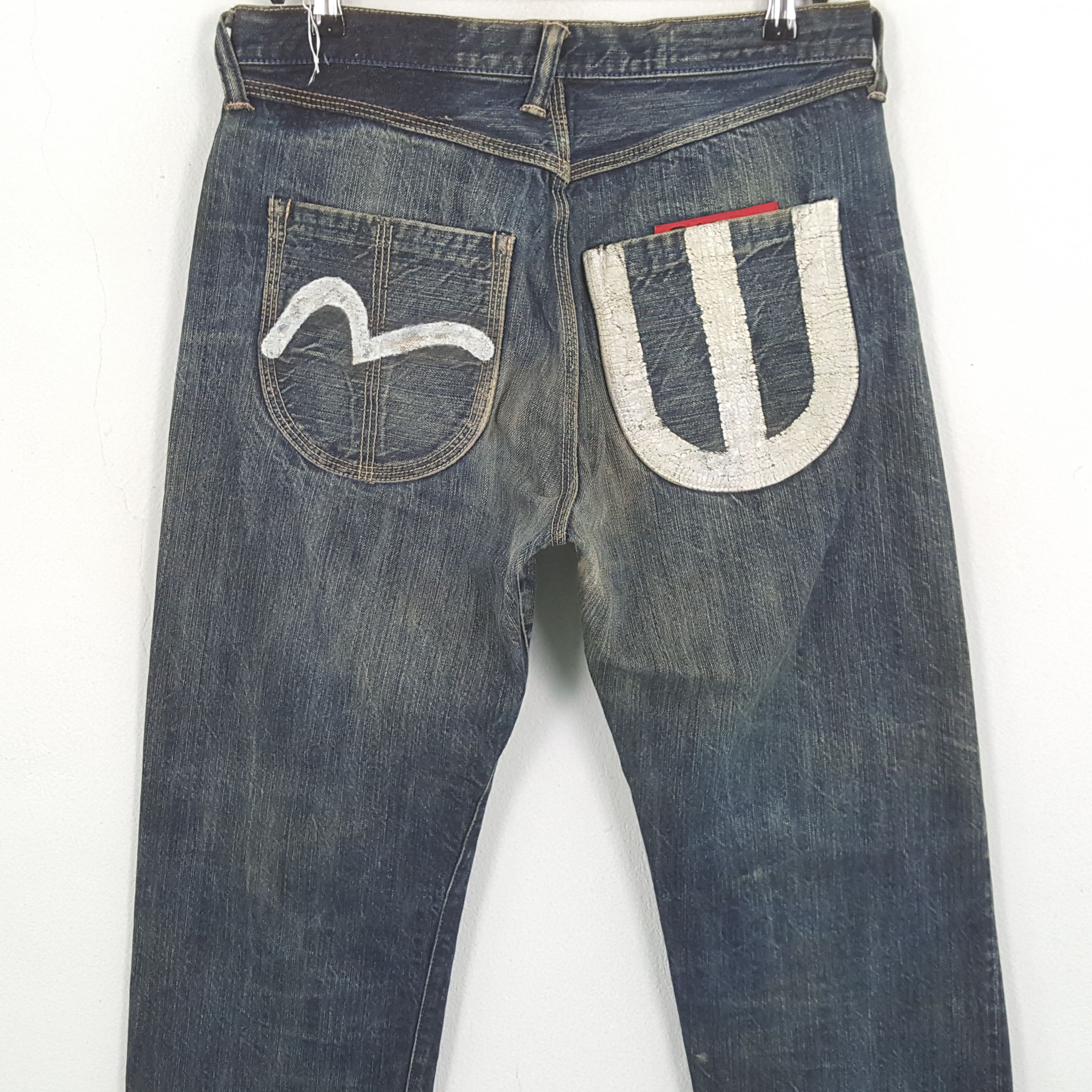 Evisu EVISU Japanese Brand Custom Daicock Jeans c277n19 Size US 31 - 5 Thumbnail