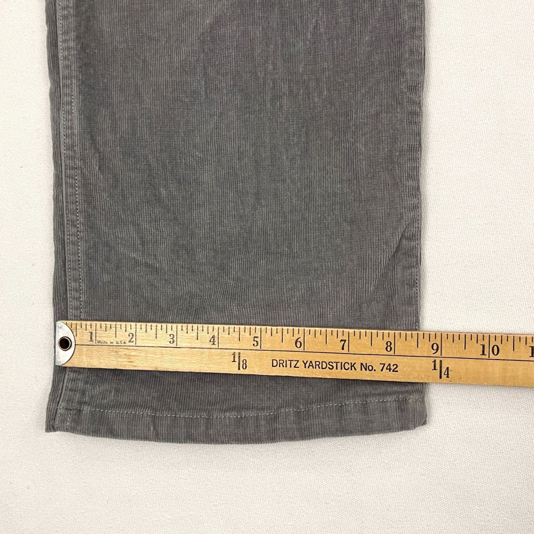 Vintage Flint & Tinder Fatigue Pants Mens 38 x 29 Gray Corduroy Chino Straight 5-Pocket Denim? Size US 38 / EU 54 - 6 Thumbnail