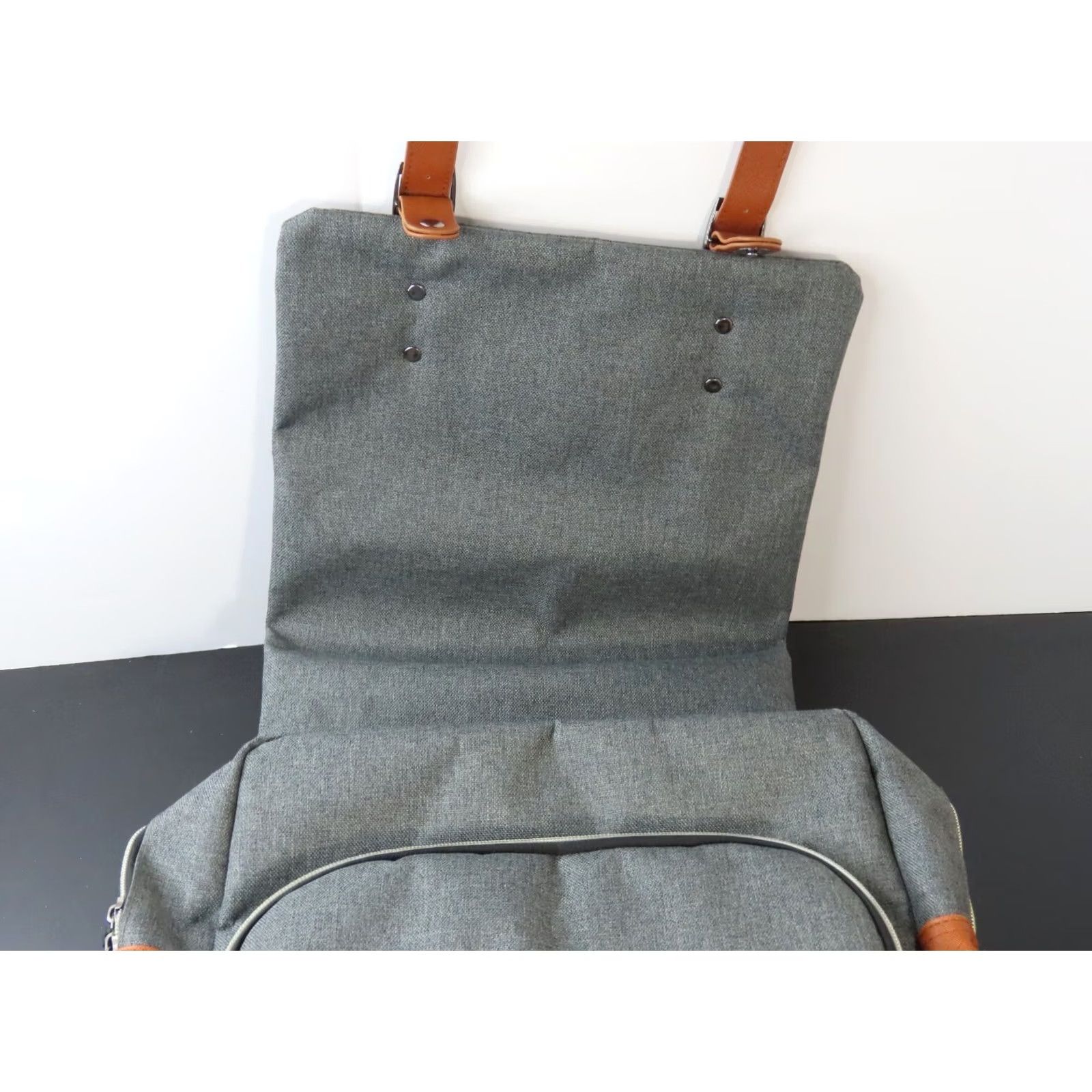 Vintage Modoker Fashionbags Travel Laptop 15" Gray Backpack Womens NWOT Travel Gray Backpack Women Size ONE SIZE - 2 Thumbnail