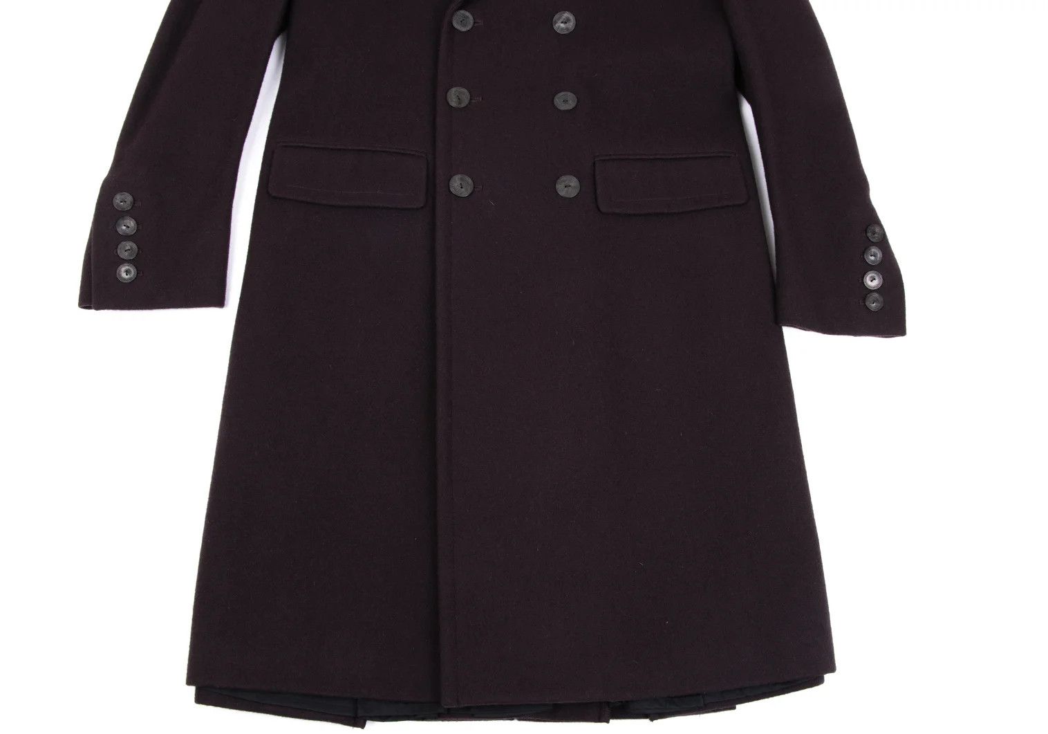 Jean Paul Gaultier Wool Nylon Peak Lapel Coat in Burdy Size 48 Size US M / EU 48-50 / 2 - 9 Thumbnail