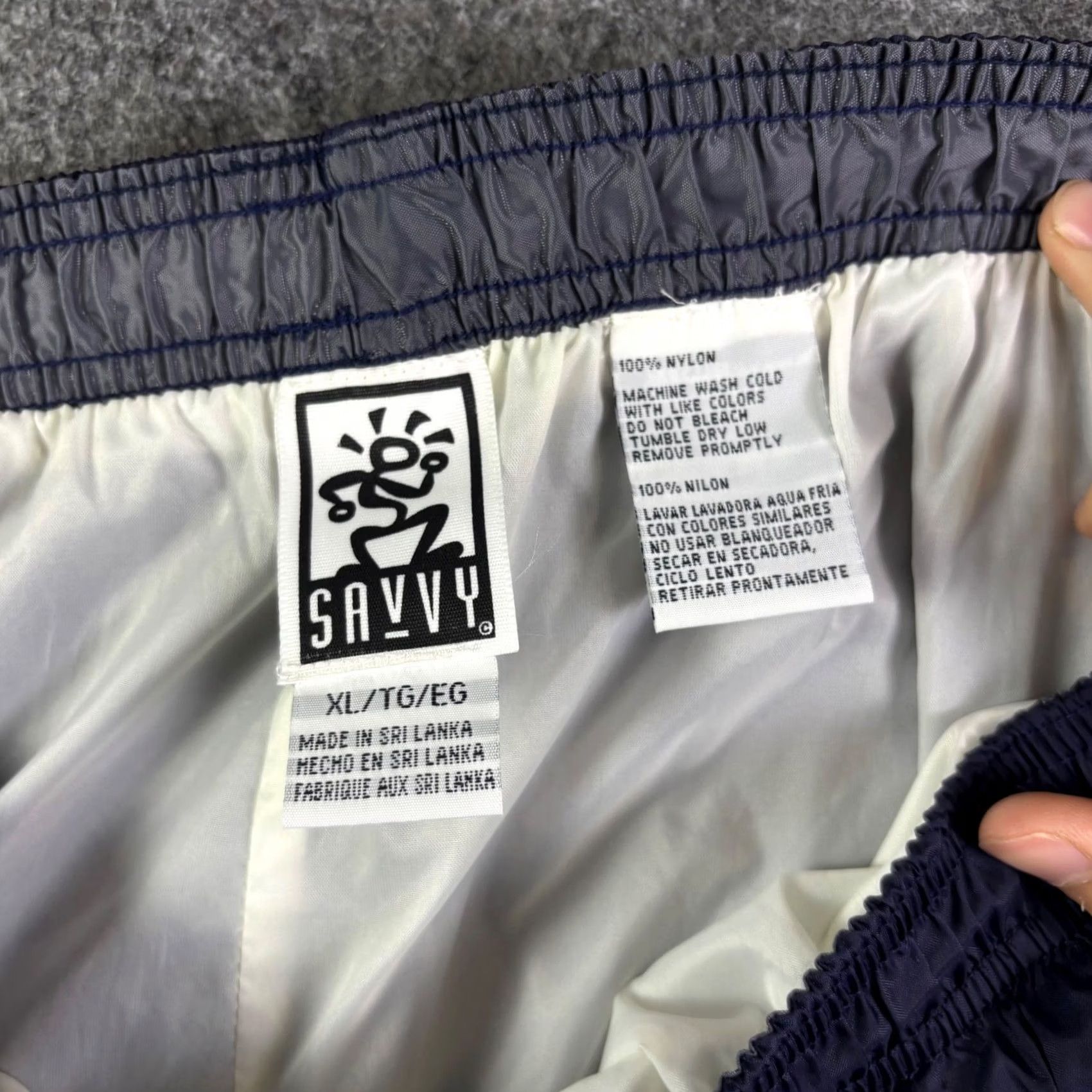 Penn Savvy Penn State Nittany Lions Convertible Nylon Track Pants Navy Blue Mens XL Size US 36 / EU 52 - 3 Thumbnail