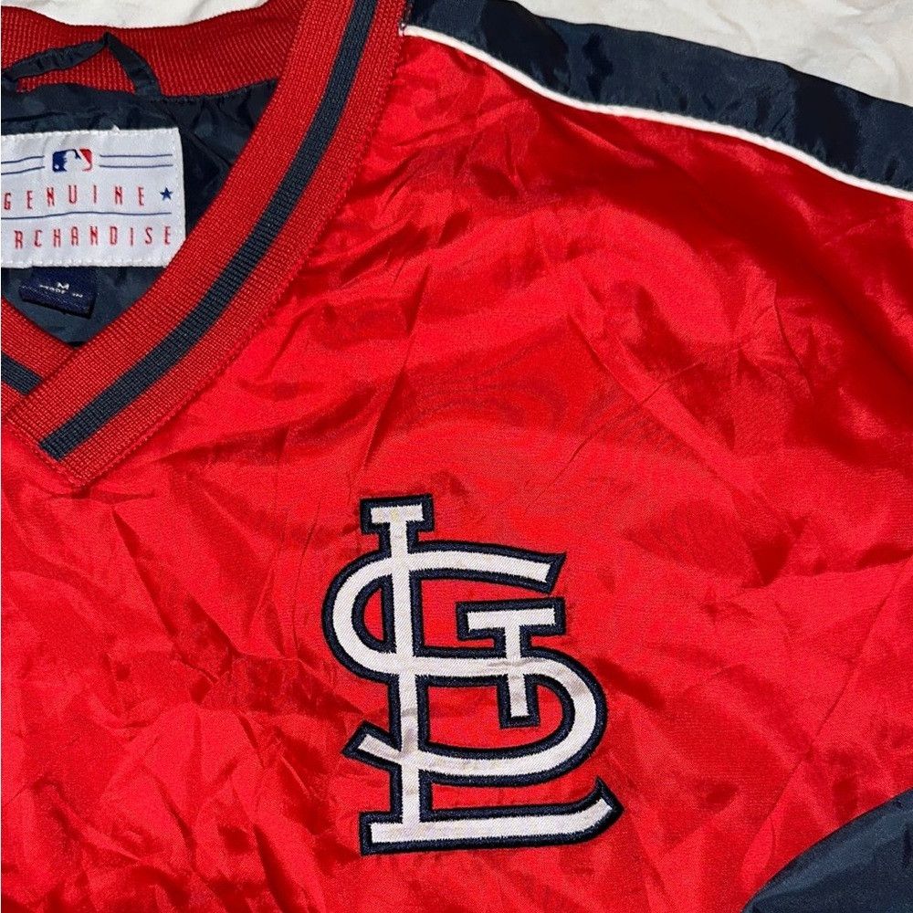 MLB St Louis Cardinals men's side zipper Jacket Size M Size US M / EU 48-50 / 2 - 3 Thumbnail