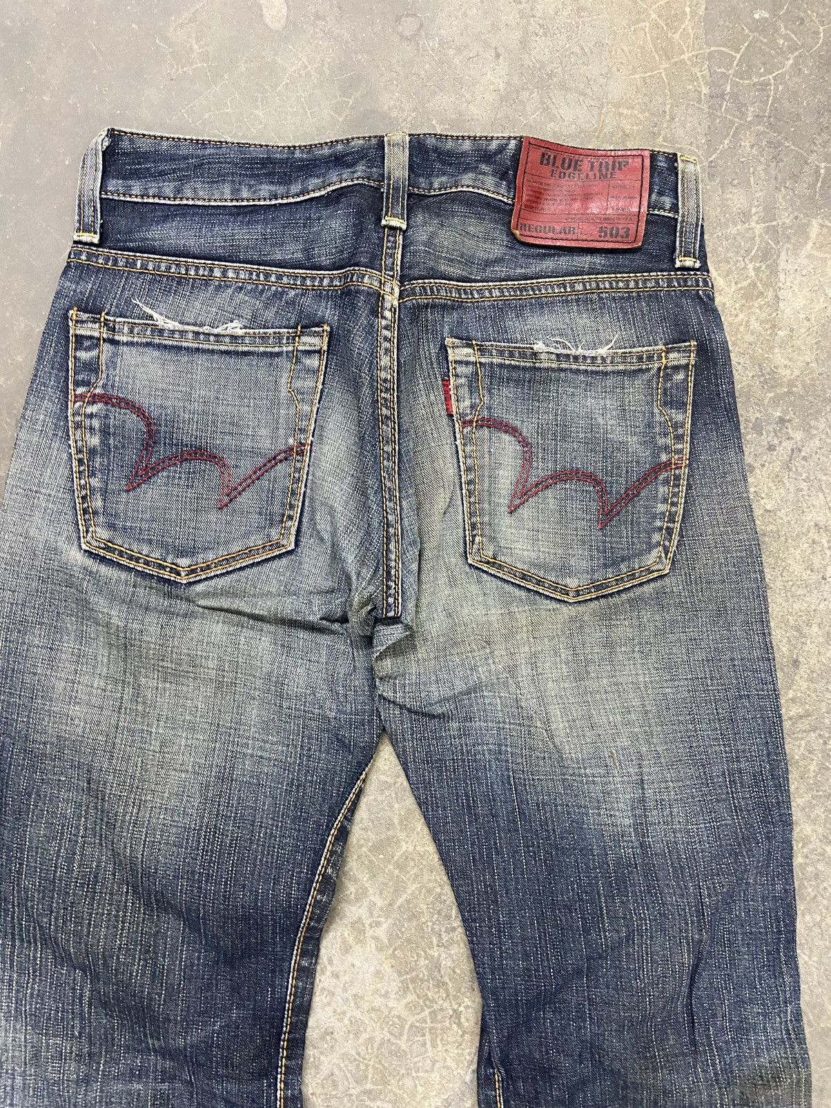 Edwin 🔥 Vintage Edwin Jeans distressed if six was nine Size US 32 / EU 48 - 8 Thumbnail