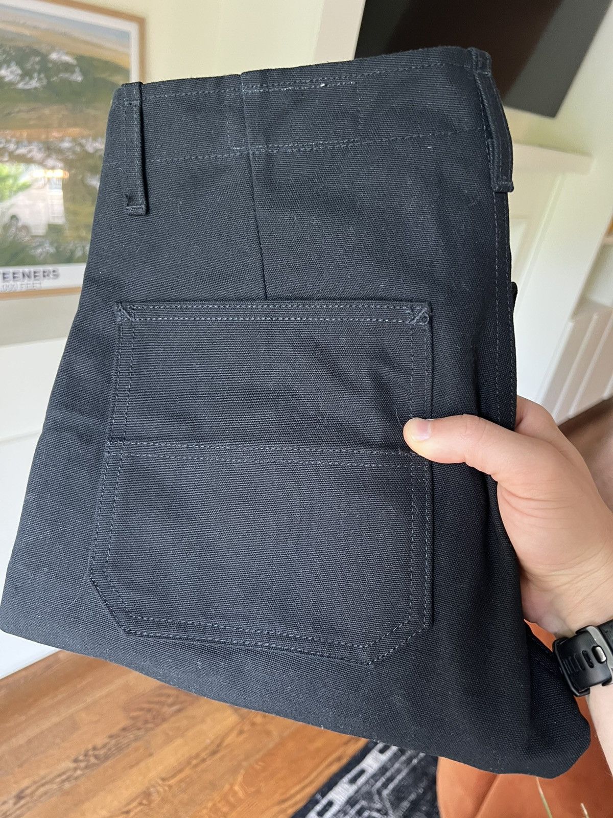 Imogene + Willie Hencye Canvas Pant in Black Size US 31 - 3 Thumbnail