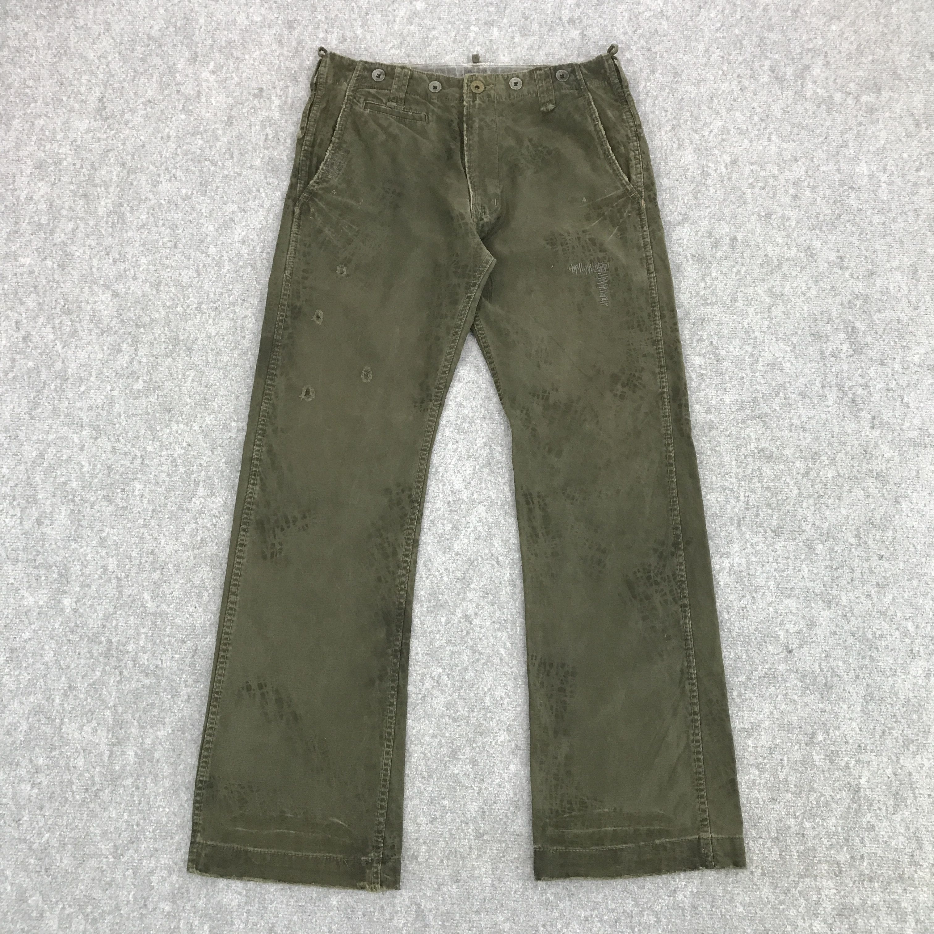 Edwin × If Six Was Nine × Japanese Brand FLARE RARE DESIGN EDWIN BOOTCUT DISTRESSED PANTS Size US 30 / EU 46 - 1 Thumbnail