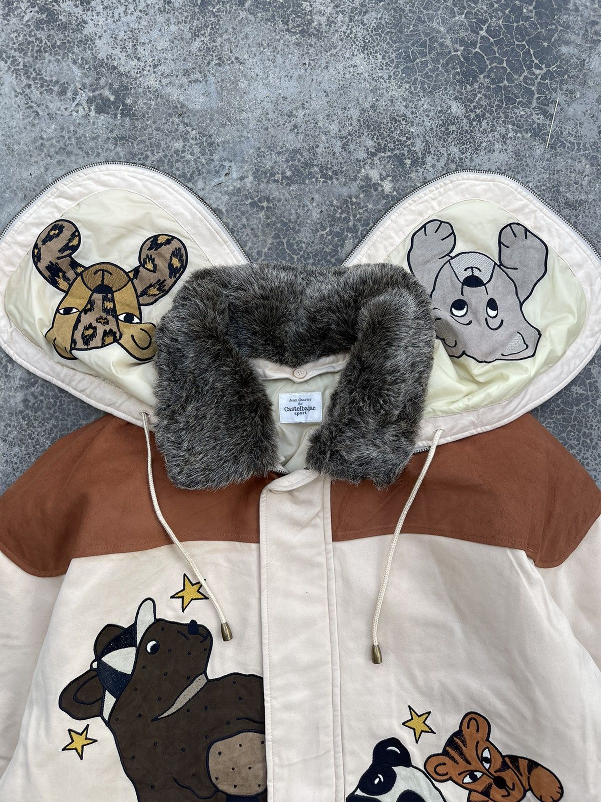 Jean Charles De Castelbajac × Vintage Vintage Castlebajac Family Collection Split Hood Jacket Size US L / EU 52-54 / 3 - 3 Thumbnail