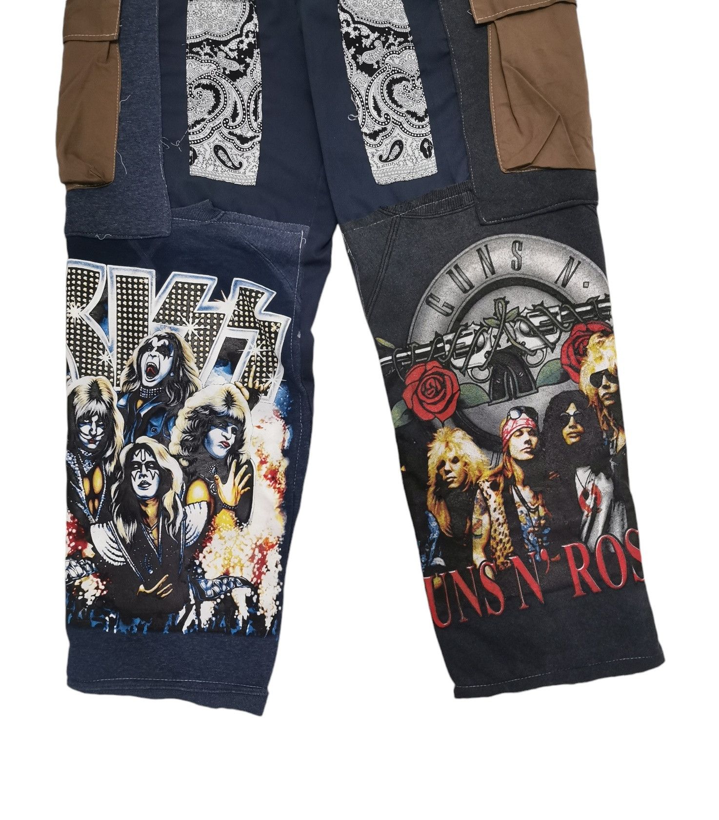 Dickies × Guns N' Roses × KISS Dickies Rock Band Guns N Roses & Kiss Custom Cargo Pant Size US 37 - 8 Thumbnail