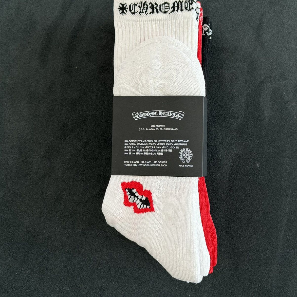 Chrome Hearts Chrome Hearts Matty Boy Chomper Socks Medium 3 Pack Size ONE SIZE - 2 Thumbnail