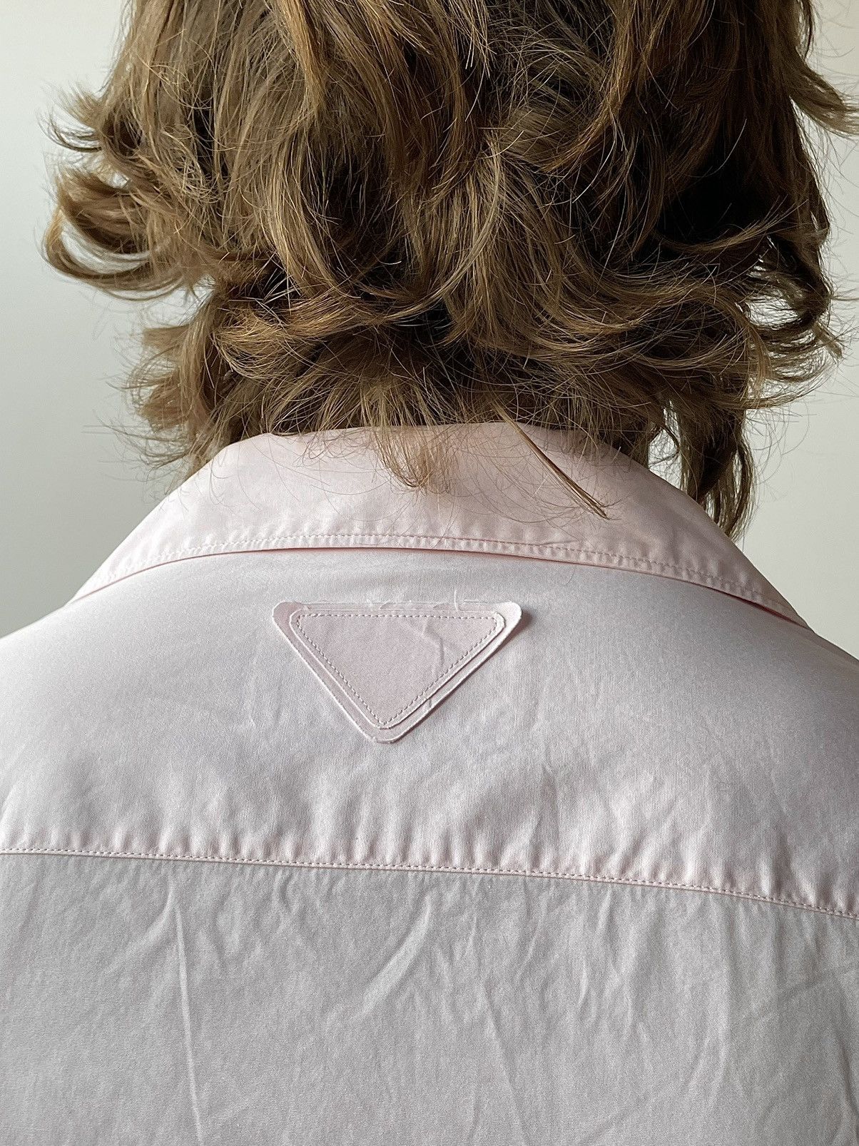 Prada × Raf Simons Prada FW22 Chest Print Bowling Shirt Size US M / EU 48-50 / 2 - 3 Thumbnail