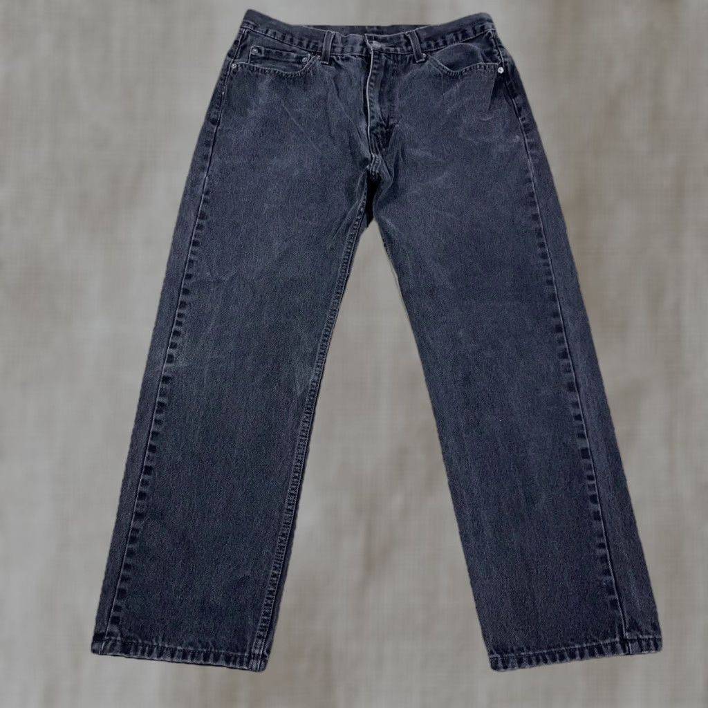 Levi's **Levi's 505 Men's Regular Fit Straight Leg Black Jeans** User: Levi's 505 Men's Regular Fit Straight Leg Black Jeans Size US 36 / EU 52 - 1 Thumbnail
