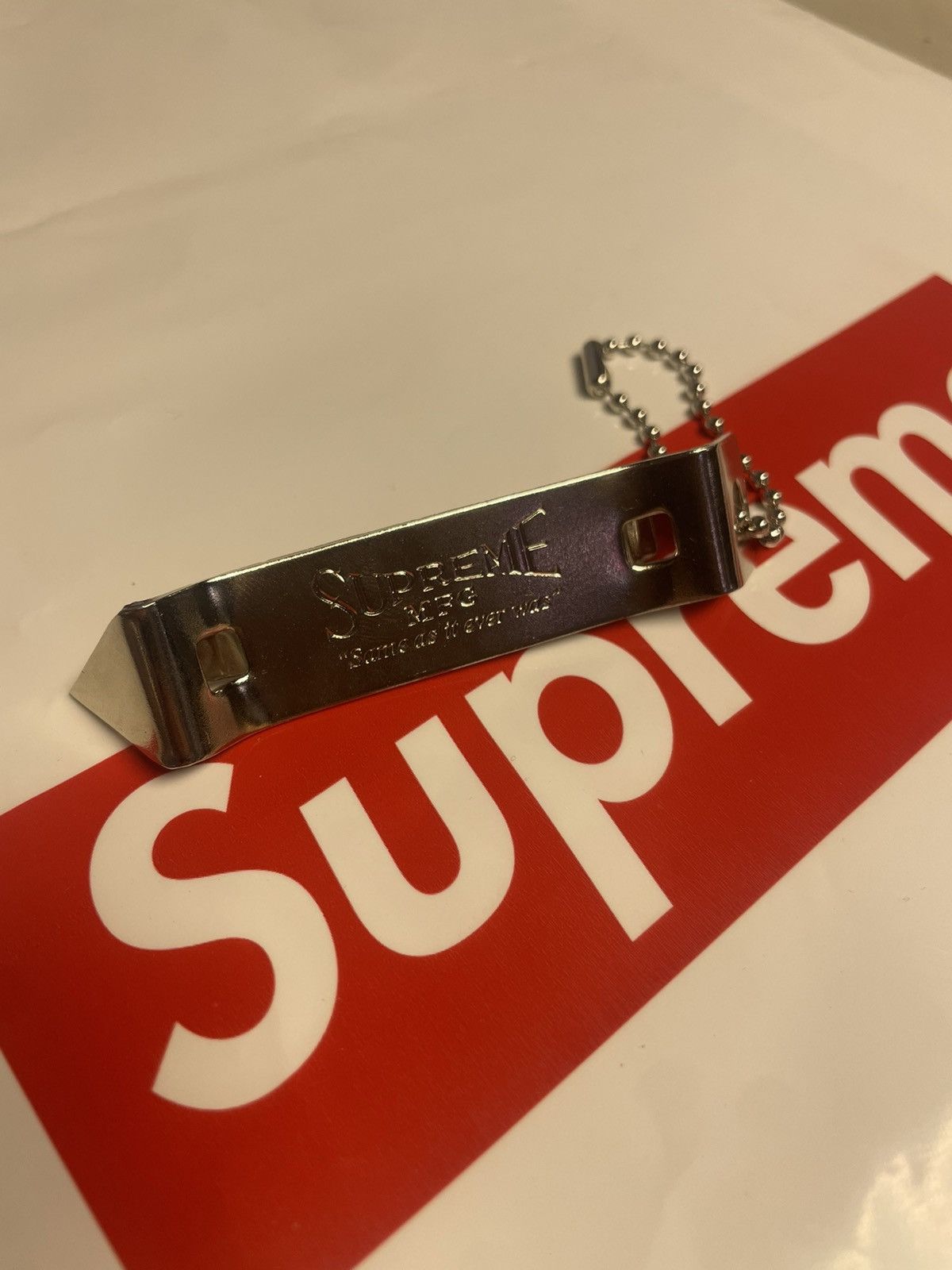 Supreme Supreme Silver Bottle Opener MFG 2010 Size ONE SIZE - 5 Thumbnail