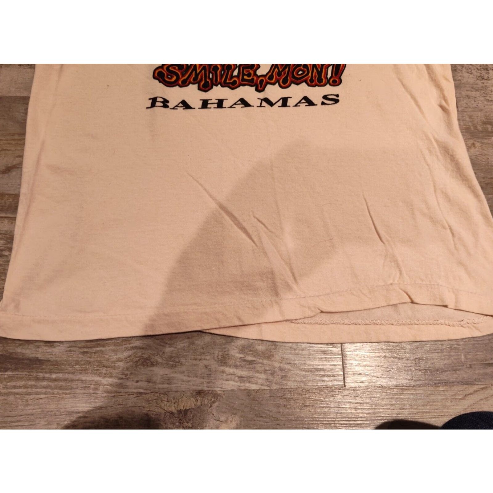 Vintage VINTAGE Straw Mart Bahamas Stitch T-Shirt Unisex Adults M Cotton White 80s Graphic Tee Short Sleeve Crew Neck Mens Womens Size US M / EU 48-50 / 2 - 3 Thumbnail