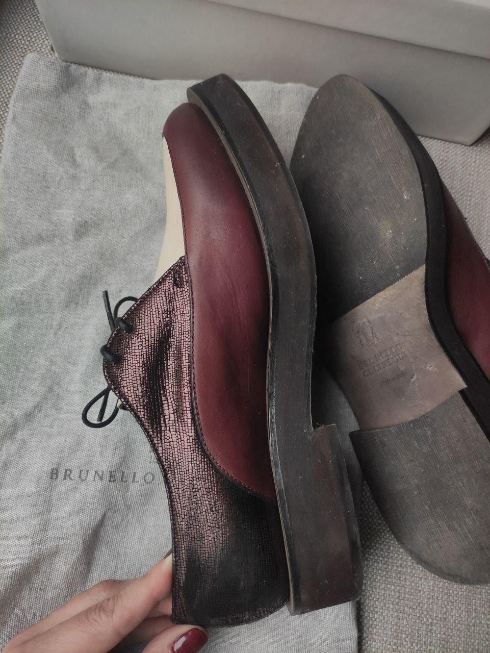 Brunello Cucinelli Brunello Cucinelli women's derby shoes Size US 9 / IT 39 - 7 Thumbnail