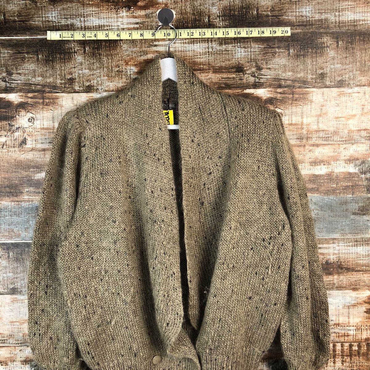 Homespun Knitwear × Japanese Brand Pinore Brown vintage mohair Cardigan Knitwear #A2251 Size M / US 6-8 / IT 42-44 - 2 Thumbnail