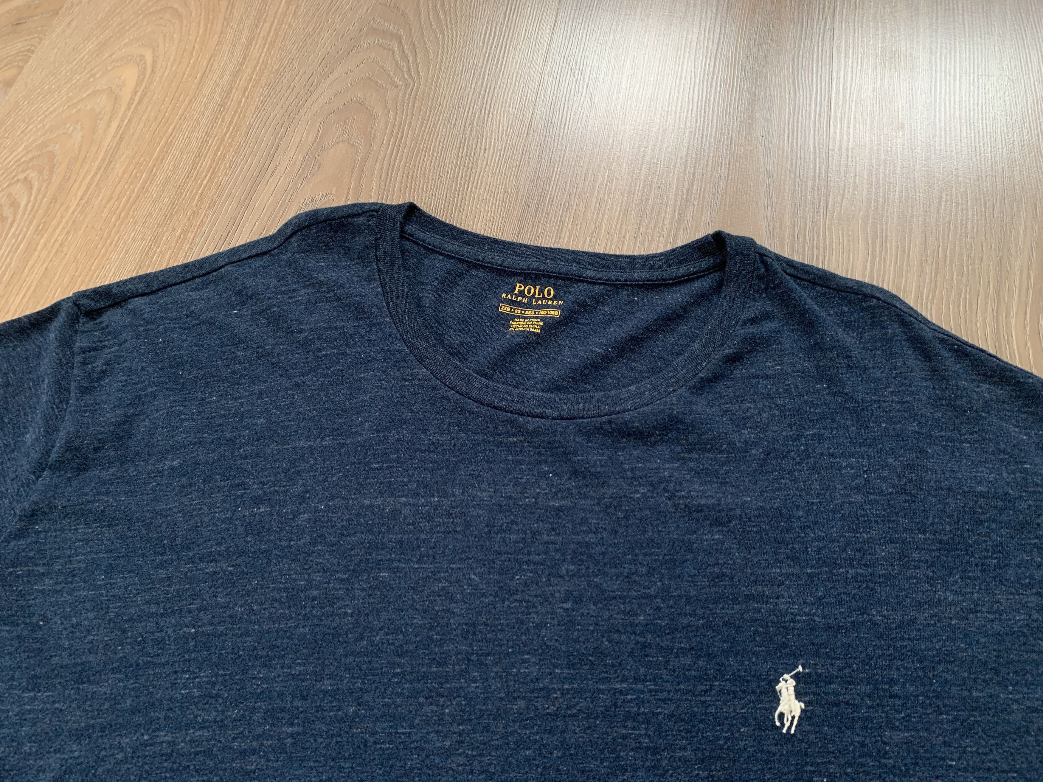 Polo Ralph Lauren Polo Ralph Lauren Blue Cotton T-Shirt Size US XXL / EU 58 / 5 - 4 Thumbnail