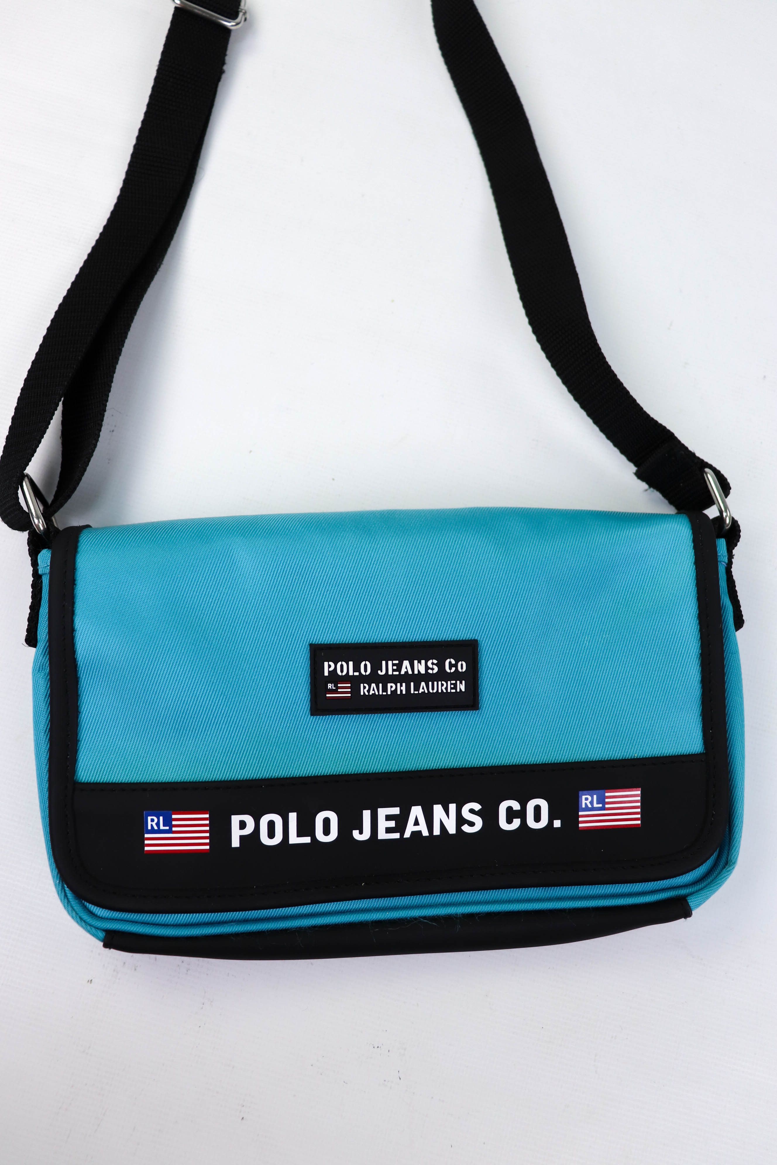Polo Ralph Lauren Y2K Vintage POLO JEANS Ralph Lauren Turquoise Crossbody Bag Size ONE SIZE - 5 Thumbnail