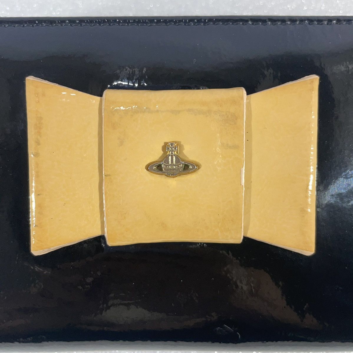 Vivienne Westwood Patent Leather Ribbon Long Wallet Size ONE SIZE - 5 Thumbnail