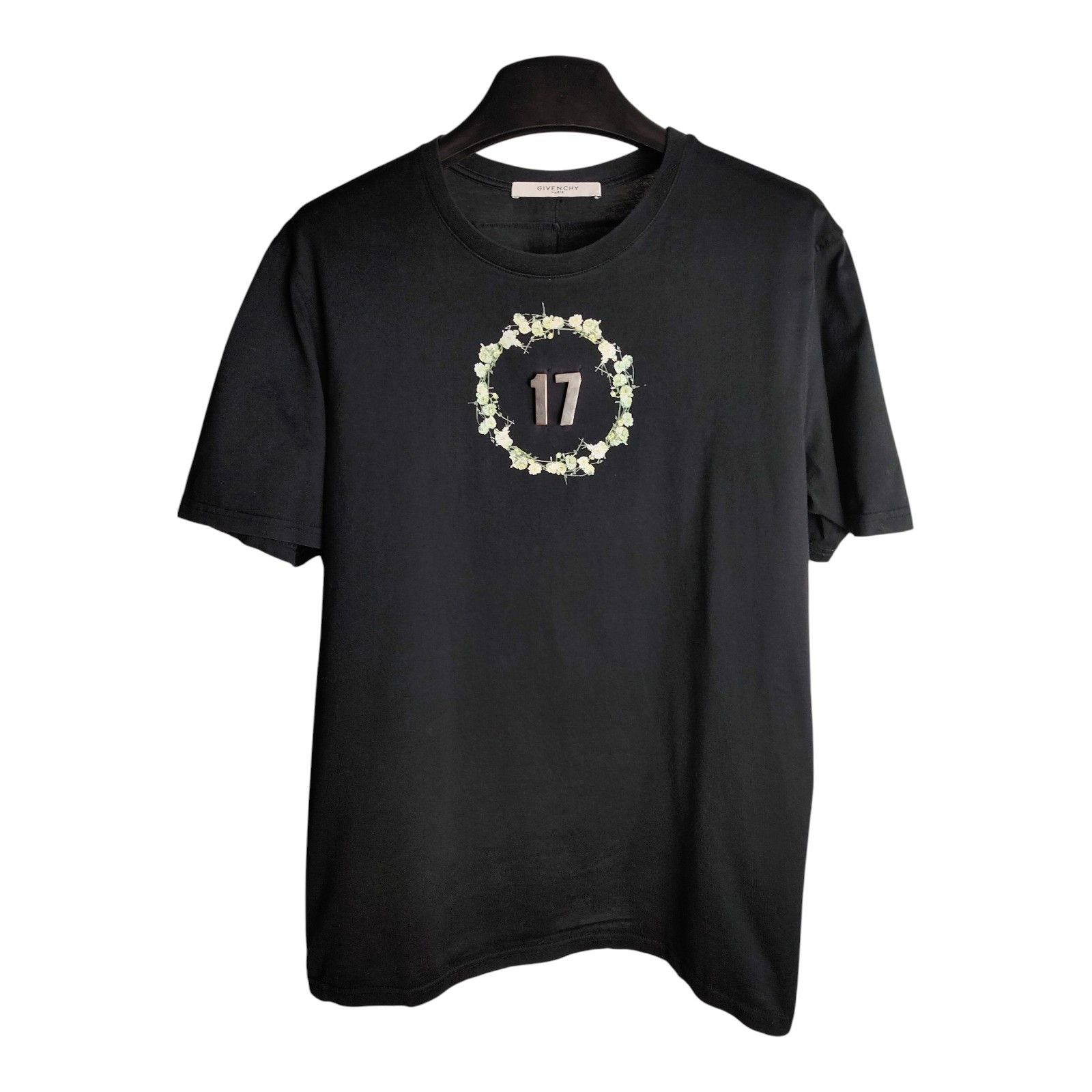 Givenchy Floral Givenchy Paris Print T-shirt | Grailed