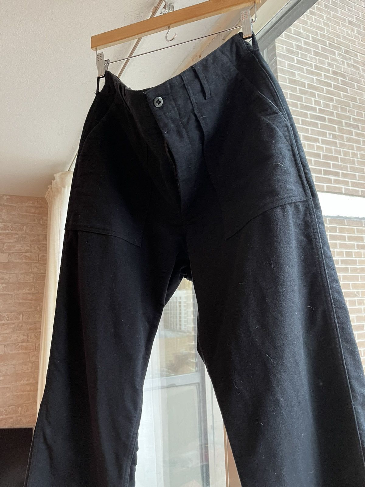 Engineered Garments Engineered Garments Fatigue Pant Black Cotton Moleskin Size US 34 / EU 50 - 2 Thumbnail