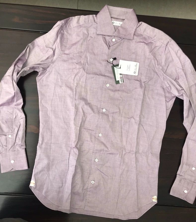 Loro Piana LORO PIANA size37 A dress shirt Size US S / EU 44-46 / 1 - 1 Thumbnail