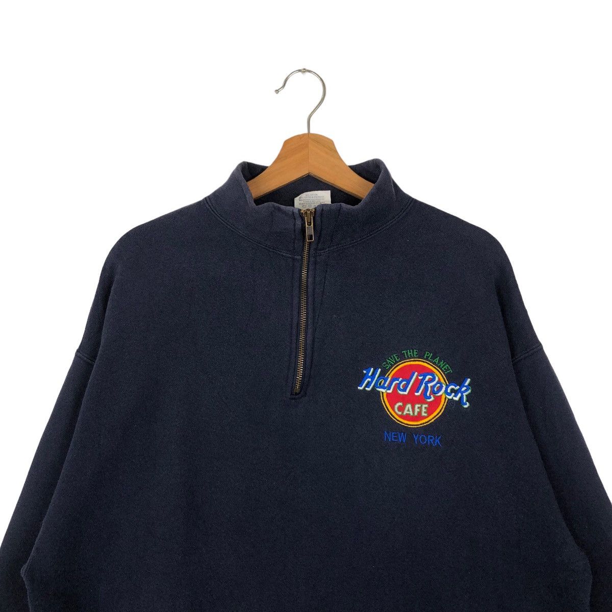 Hard Rock Cafe VINTAGE HARD ROCK CAFE NEW YORK FLEECE ANORAK JACKET Size US S / EU 44-46 / 1 - 2 Thumbnail
