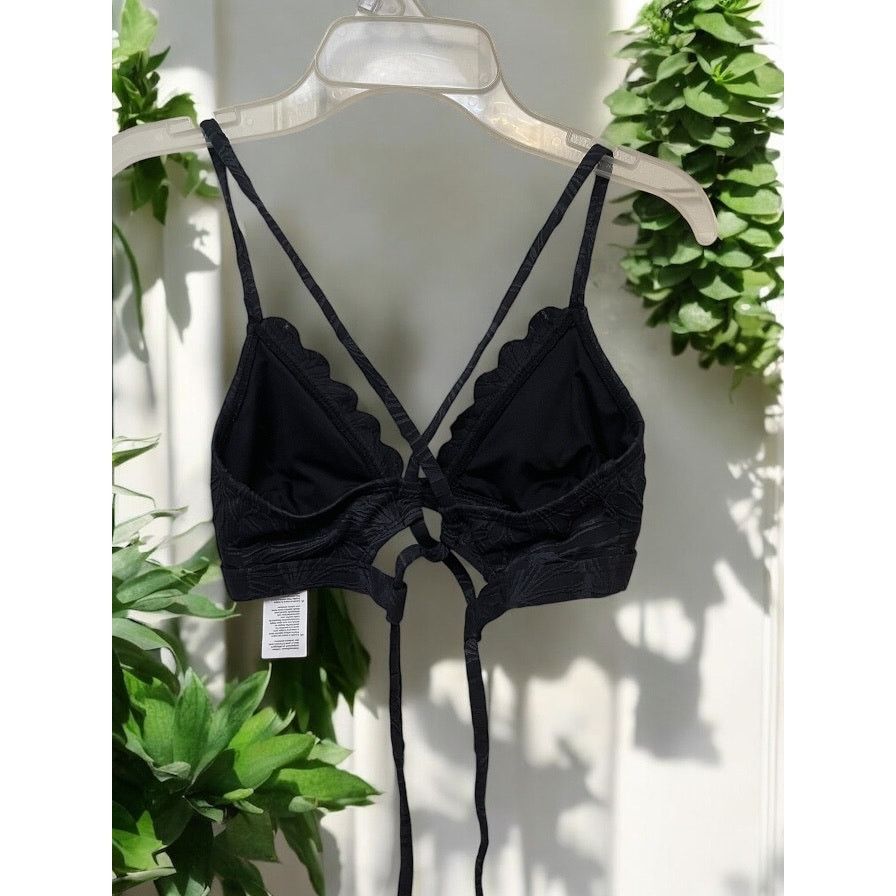 Unknown London Women's Black Bikini 2 Piece Swimsuit Top Size XS Swimwear Size XS / US 0-2 / IT 36-38 - 2 Thumbnail