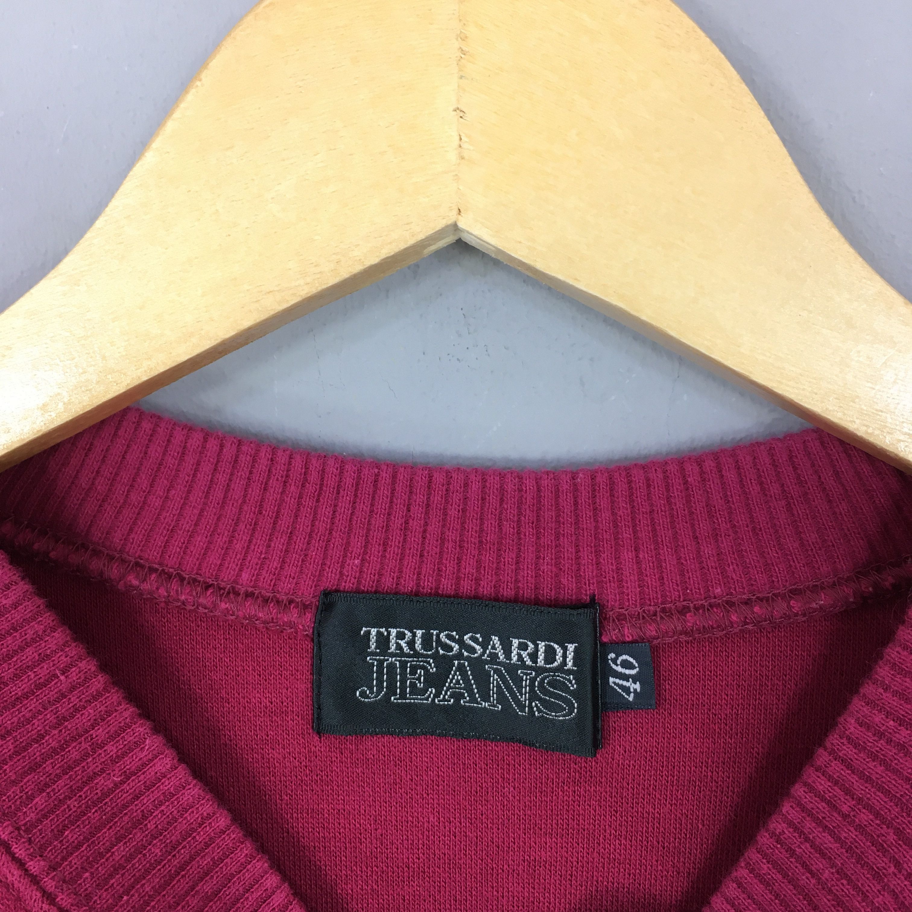 Trussardi × Vintage Vintage Trussardi Jeans Italy Sweatshirt Large Size US L / EU 52-54 / 3 - 5 Thumbnail