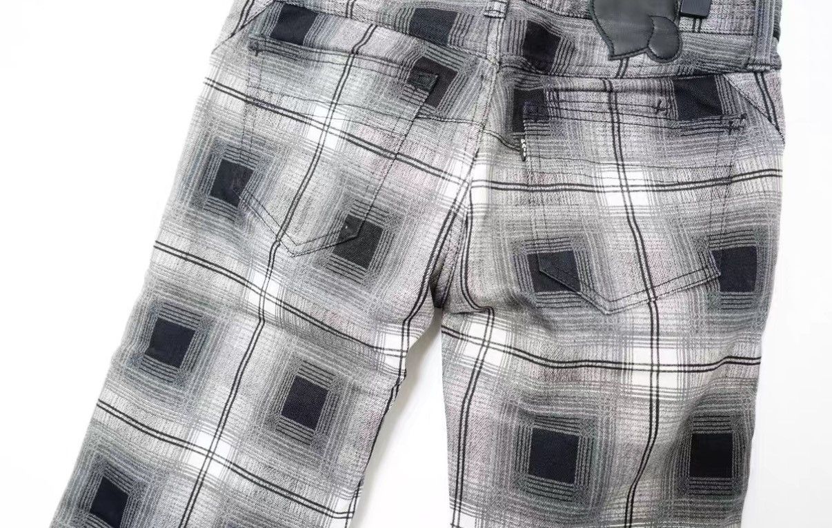 Number (N)ine Number Nine Archive Fall/Winter Plaid Cropped Pants Size US 32 / EU 48 - 6 Thumbnail