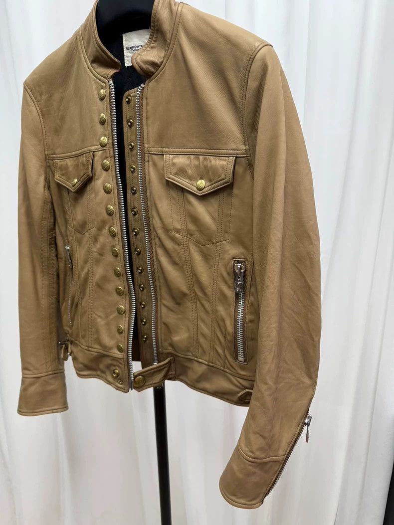 Takahiromiyashita The Soloist. The soloist 16AW Sample Gold Button Leather jacket 2502-Nex Size US S / EU 44-46 / 1 - 2 Thumbnail